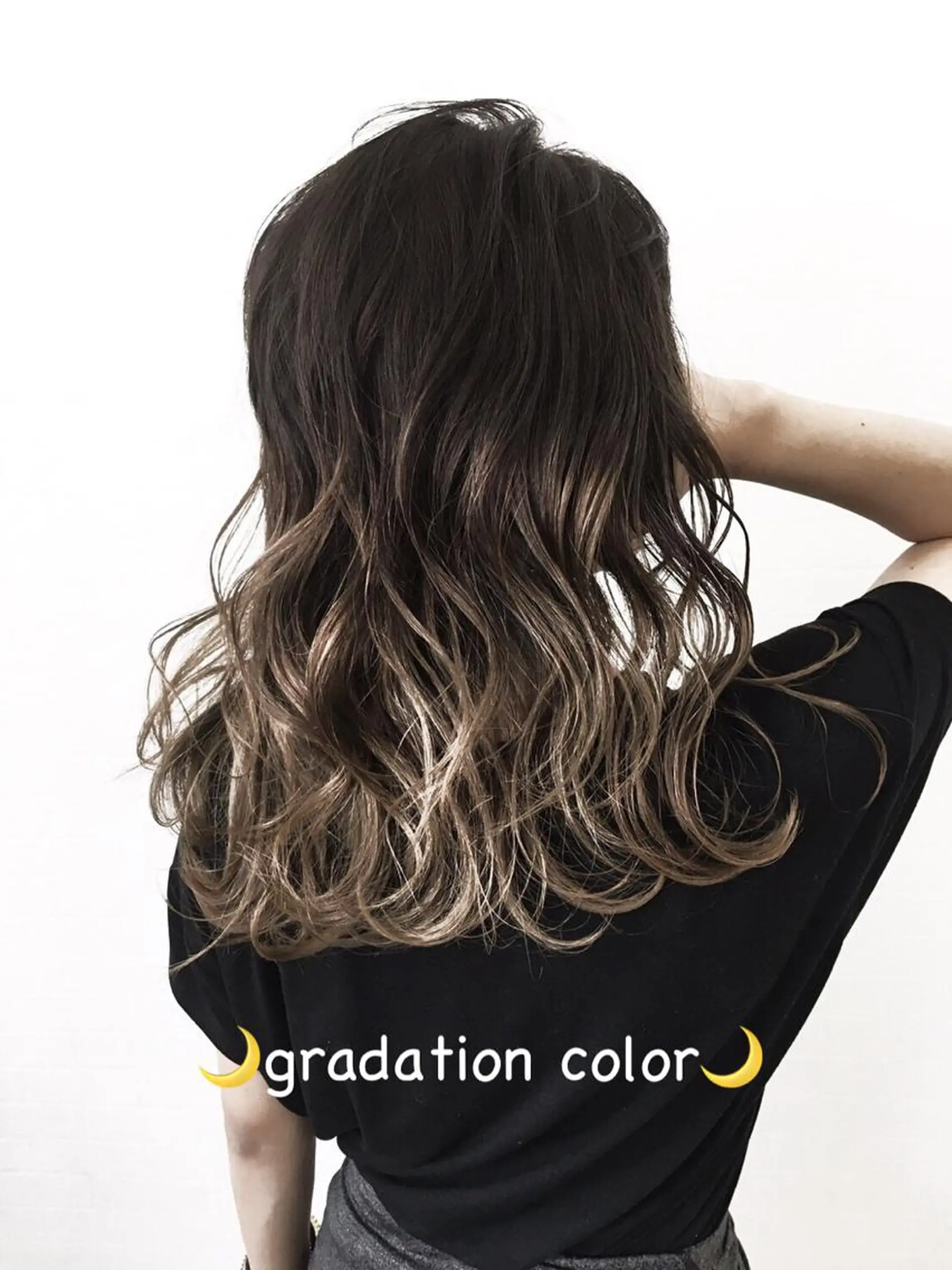 セミロング カラー ブリーチ ハイライトカラー＆ ダブルカラー　田口のヘアスタイル