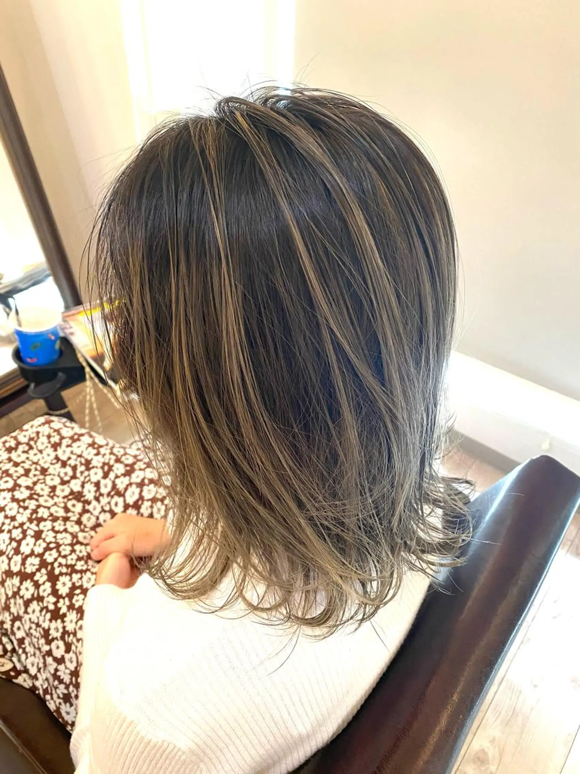 ミディアム カラー dude hair design.のヘアスタイル