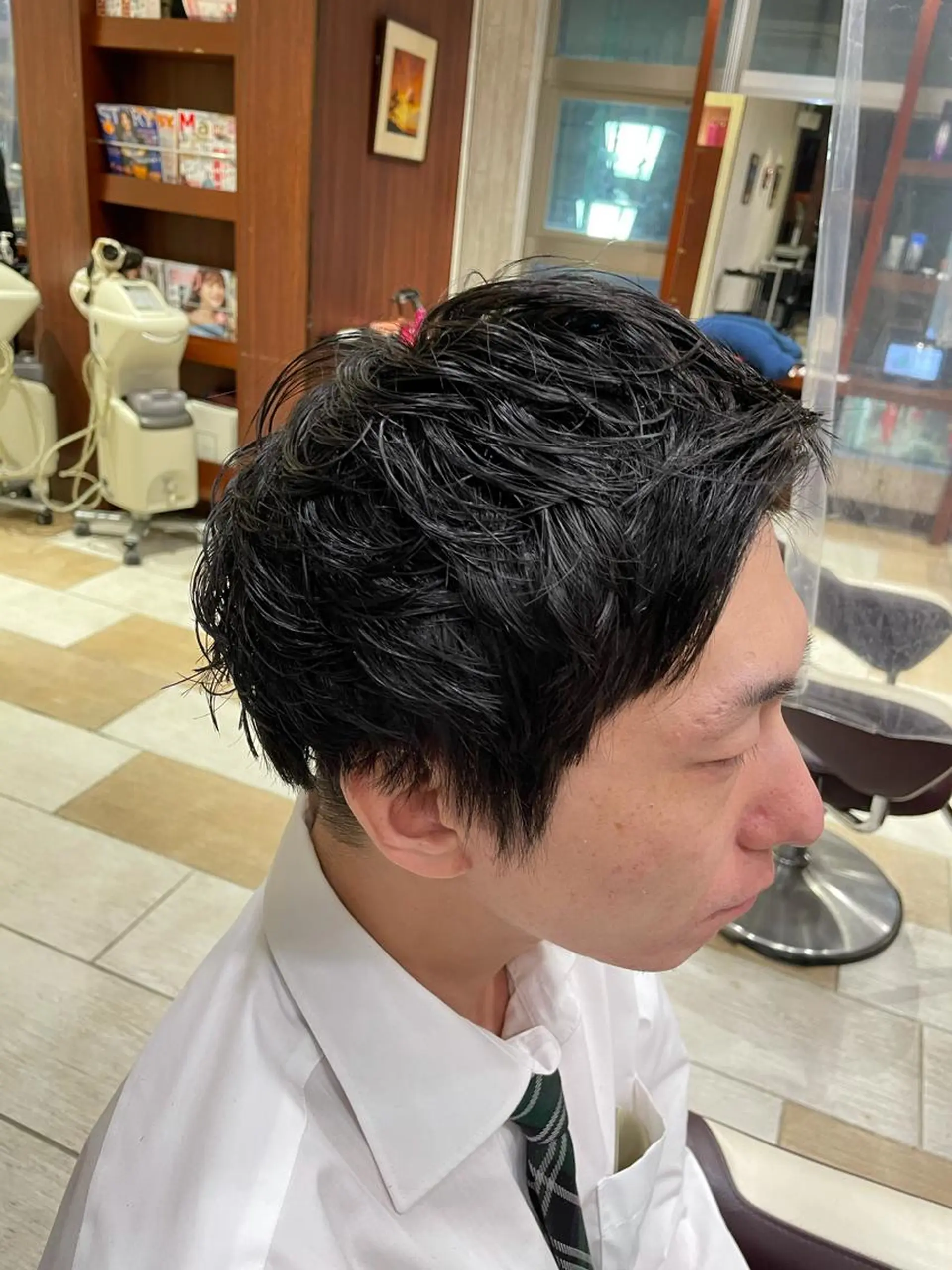 ショート パーマ ヘアアレンジ メンズ ツイスパ/メンズ特化 🦋𝑺𝑶𝑵𝑬の眉毛・アイブロウイメージ