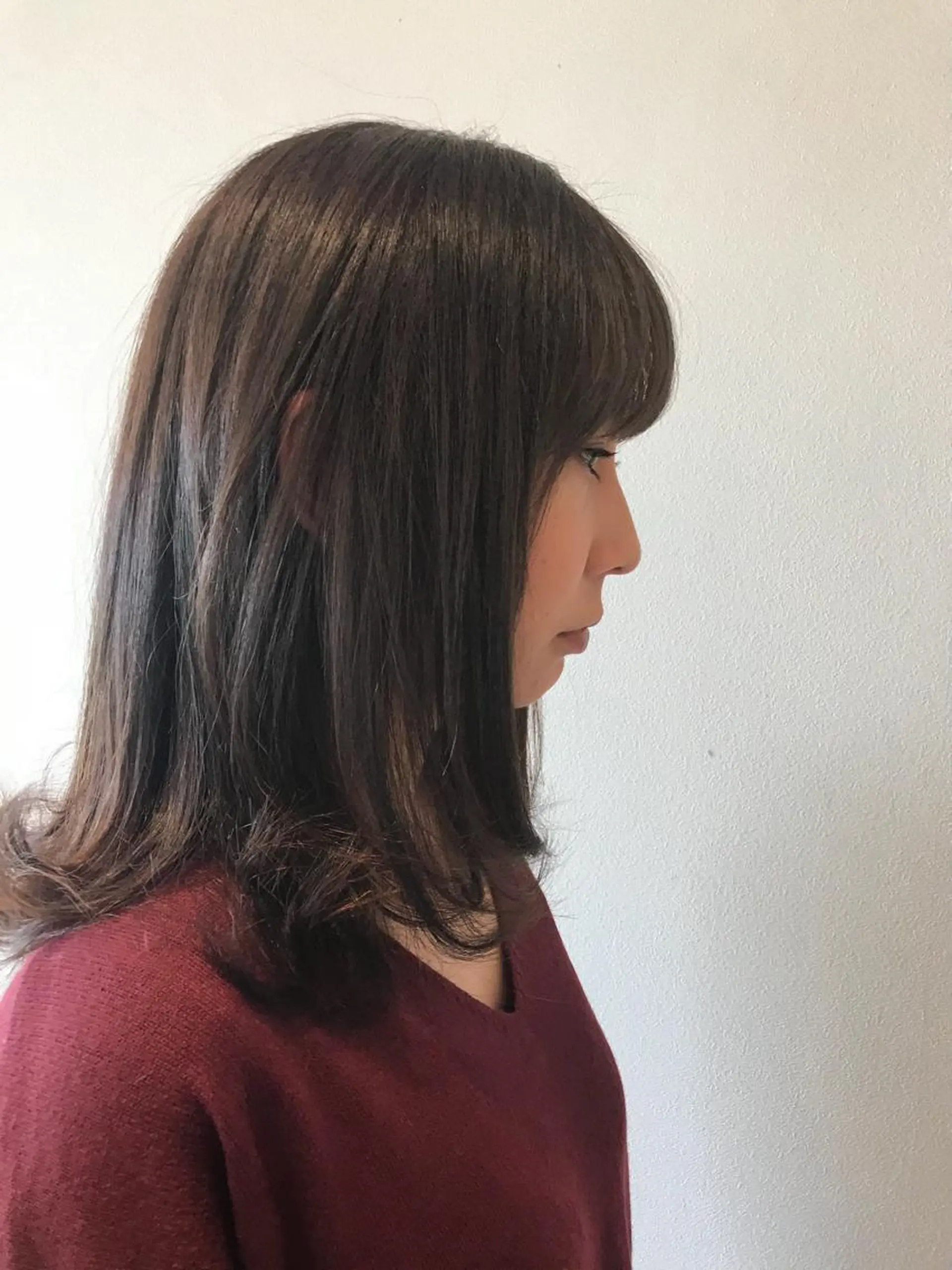 ミディアム カット トリートメント ヘアーデザイン arのヘアスタイル