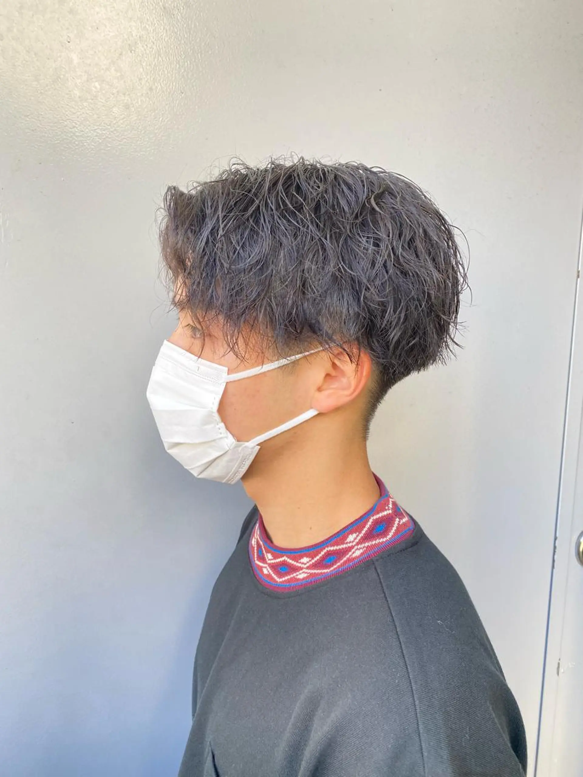 ショート パーマ メンズ 🟦ニュアンス/メン ズパーマ横浜🟦のヘアスタイル