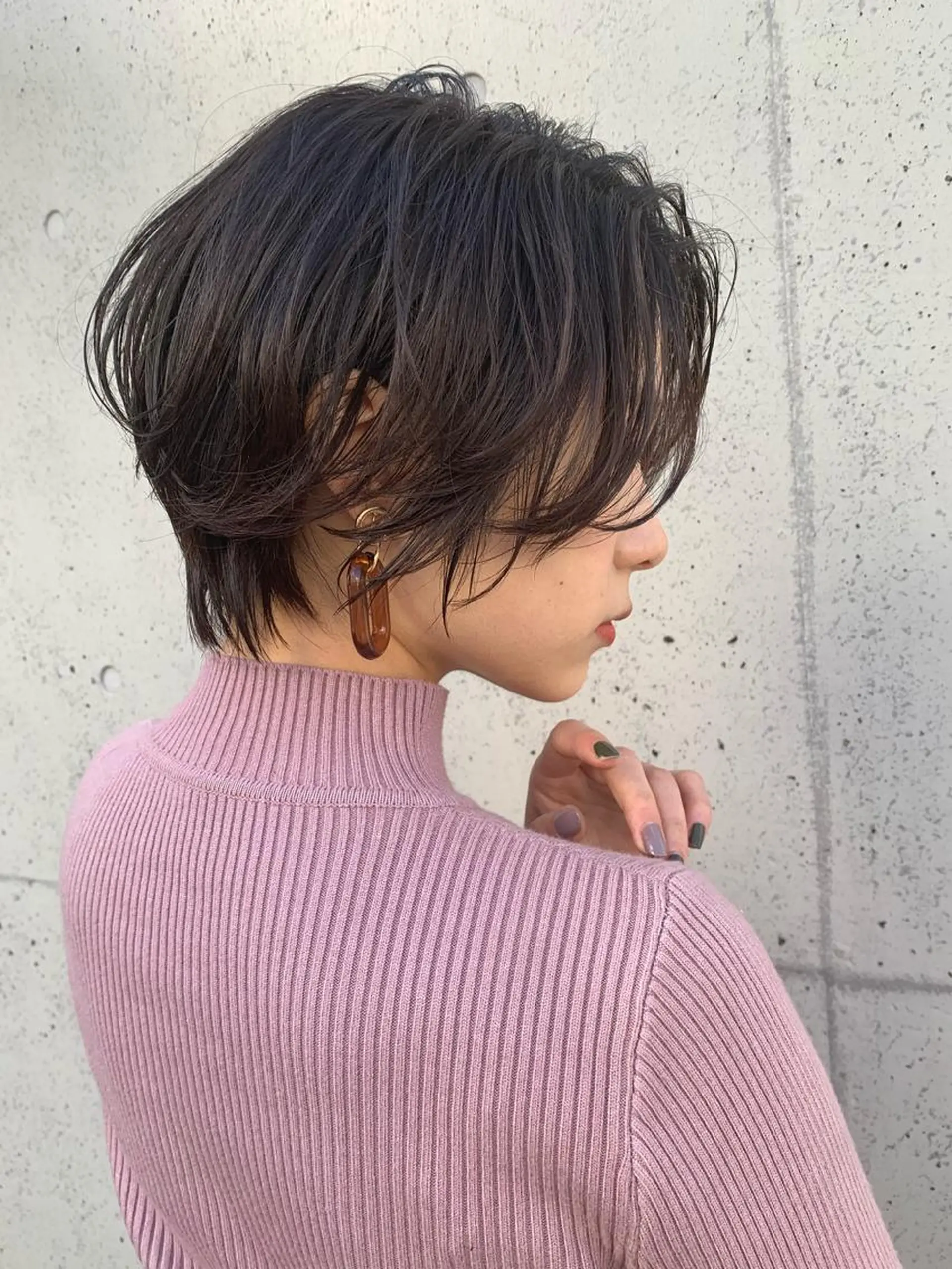 ショート ショートボブ ボブレイヤー ボブ レイヤーカット ショートヘア レイヤー/韓国❣️ 髪質改善/e_kiのヘアスタイル