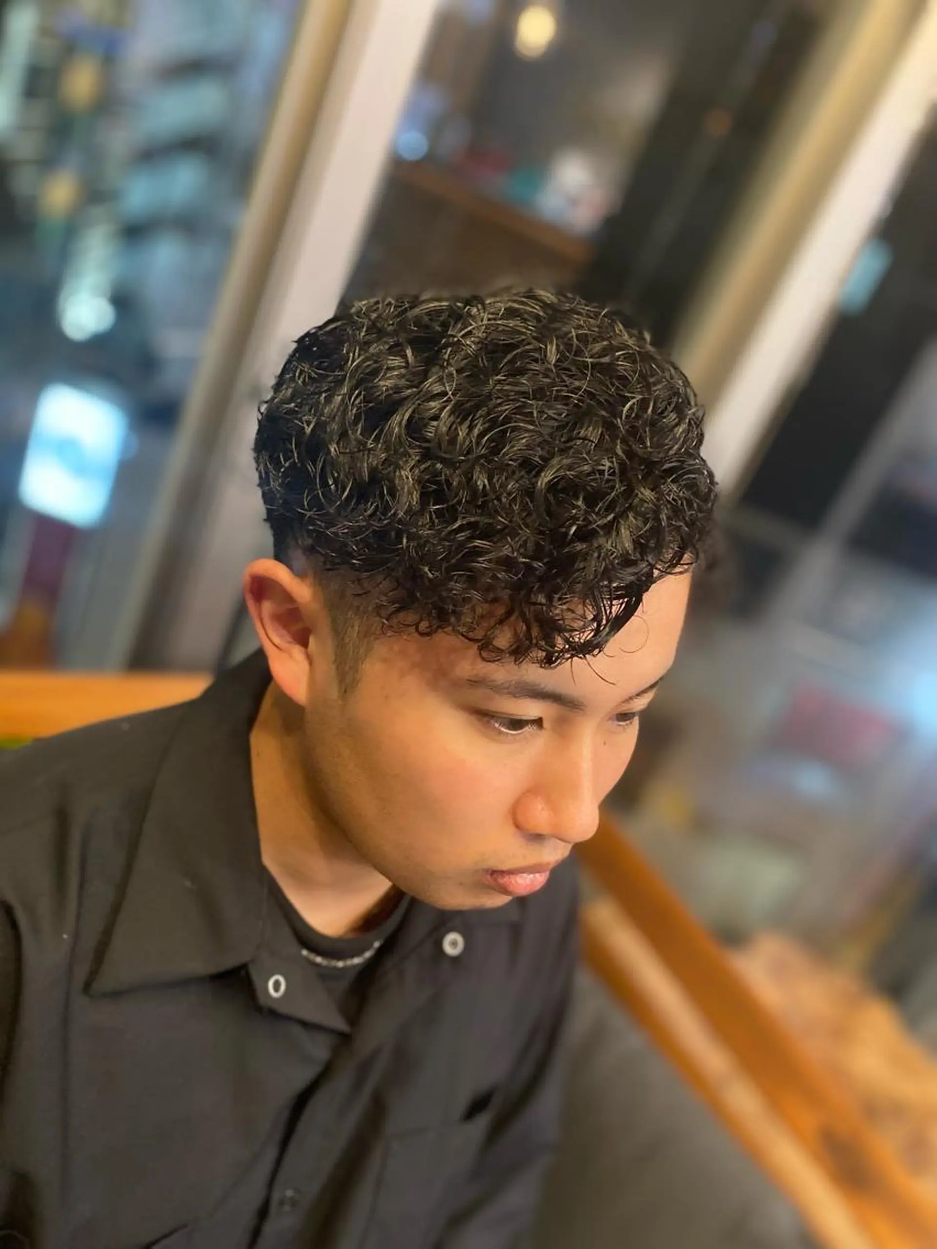 パーマ ヘアアレンジ メンズ men'slapis YUTOのヘアスタイル