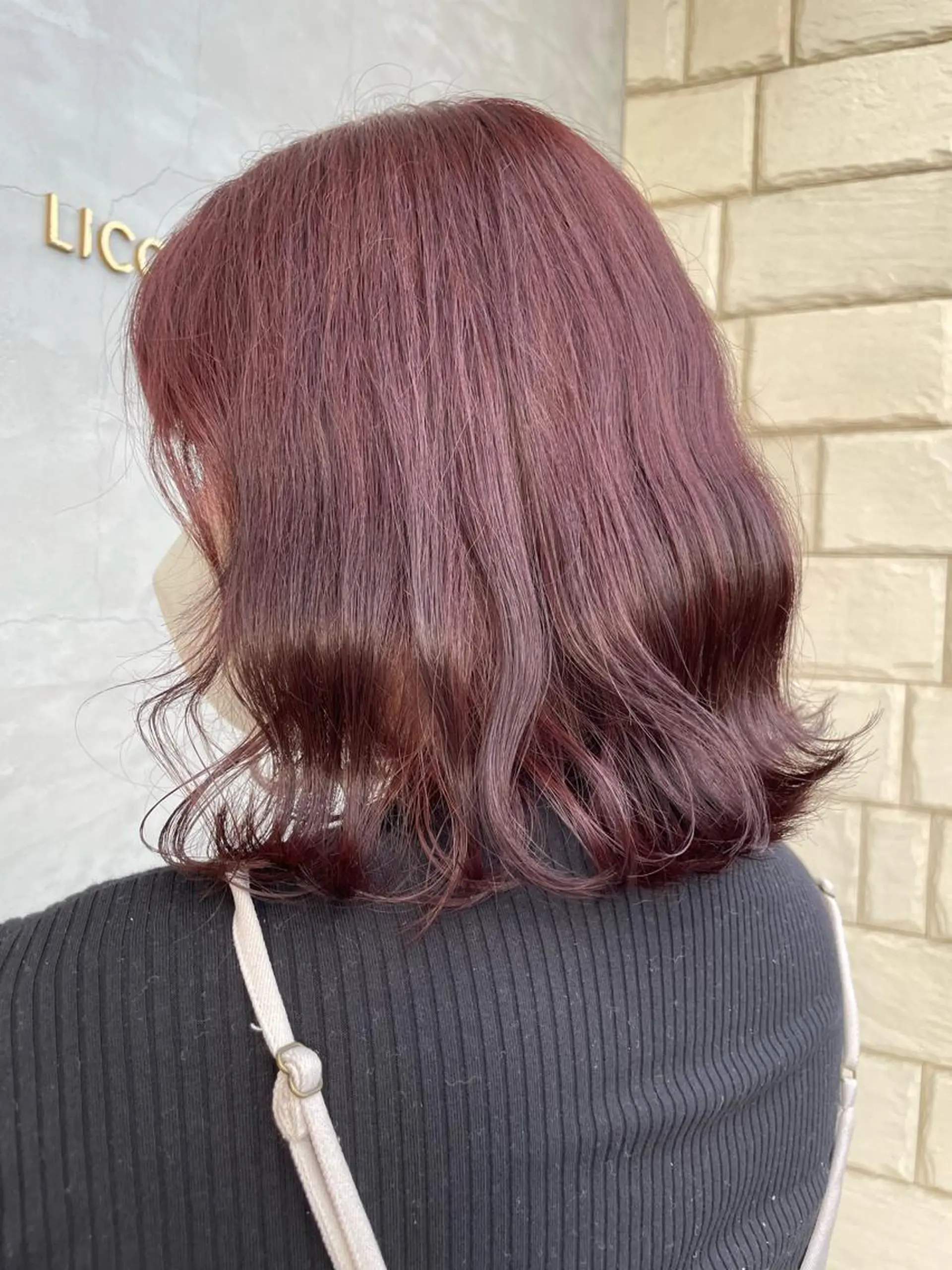 ミディアム ピンクブラウン 🫧大人可愛く🫧 renaのヘアスタイル