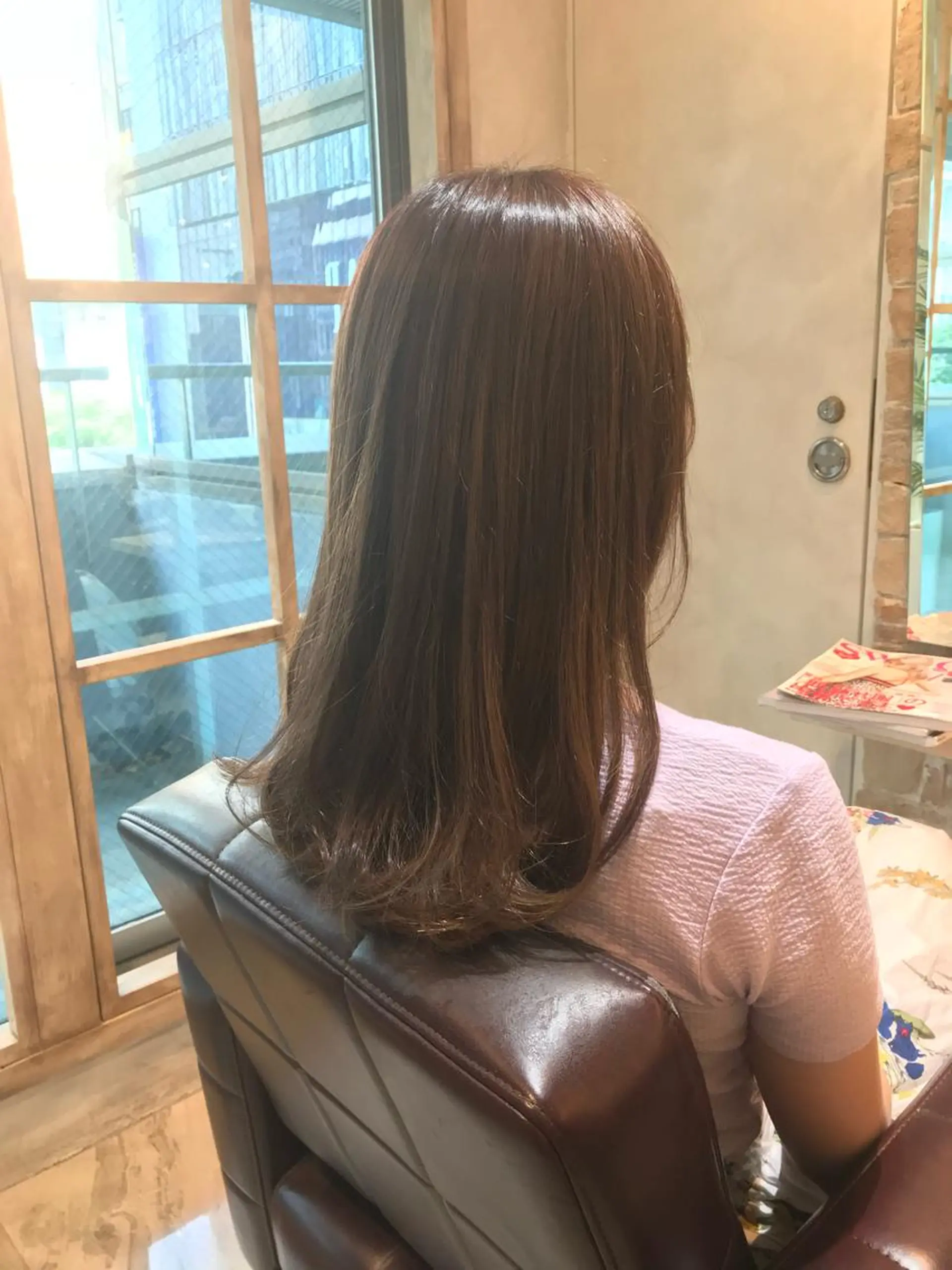 セミロング カラー 髪質改善・艶髪特化 木村侑平のヘアスタイル