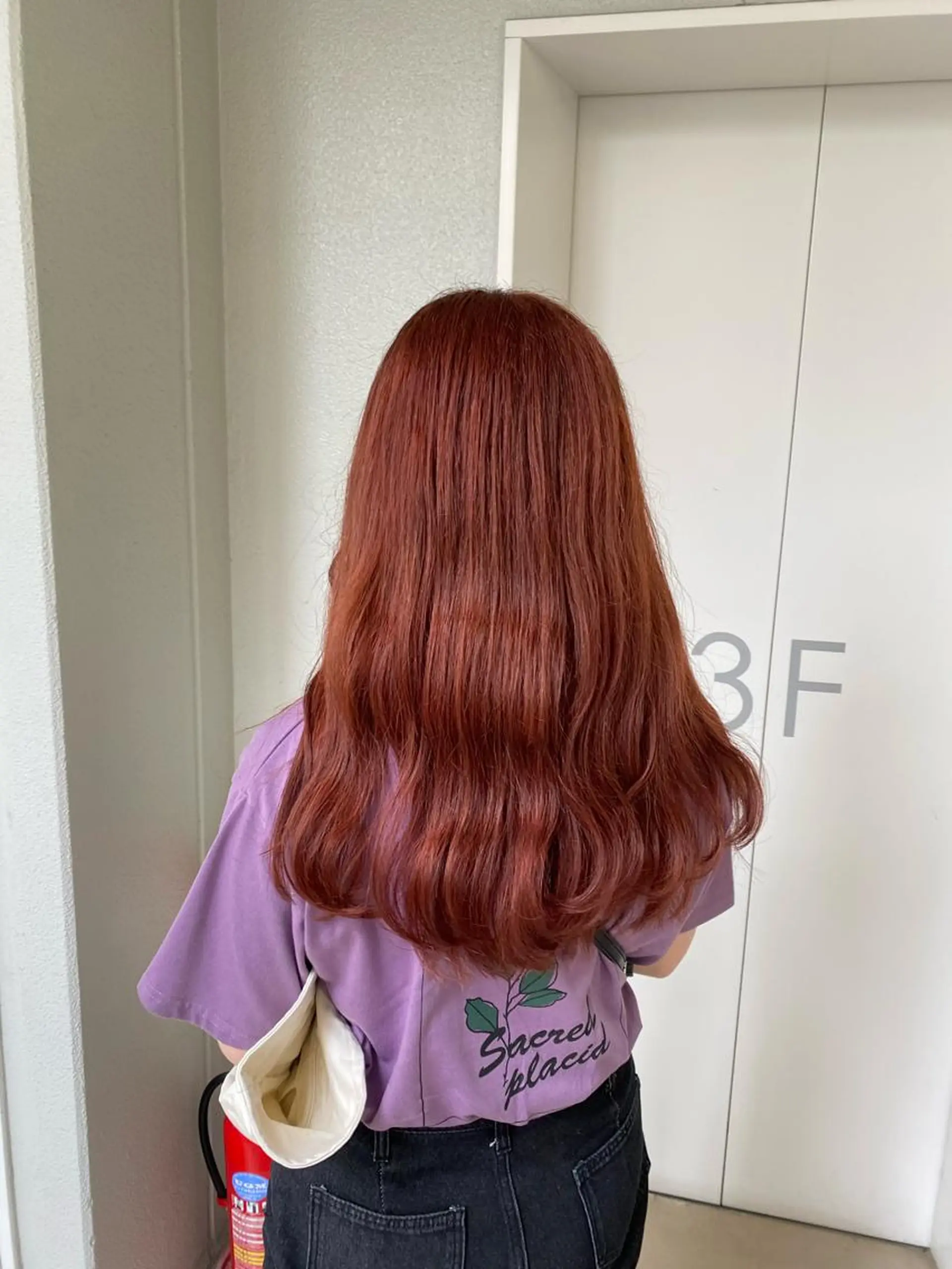 ロング カラー カット パーマ ナチュラル/韓国💎 haruka 💎のヘアスタイル