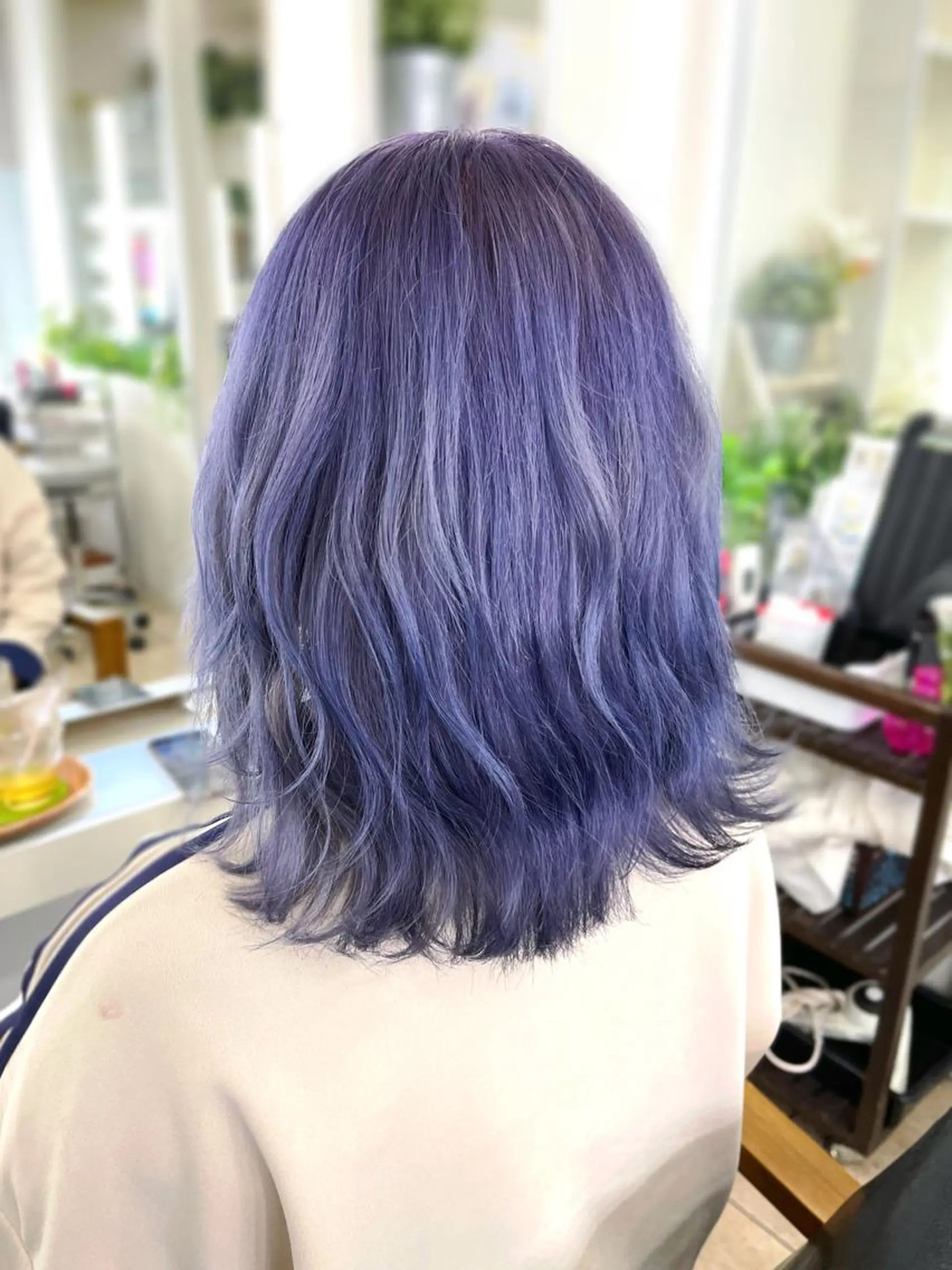 ミディアム ヘアカラー 🫧あ　お🫧 心斎橋のヘアスタイル