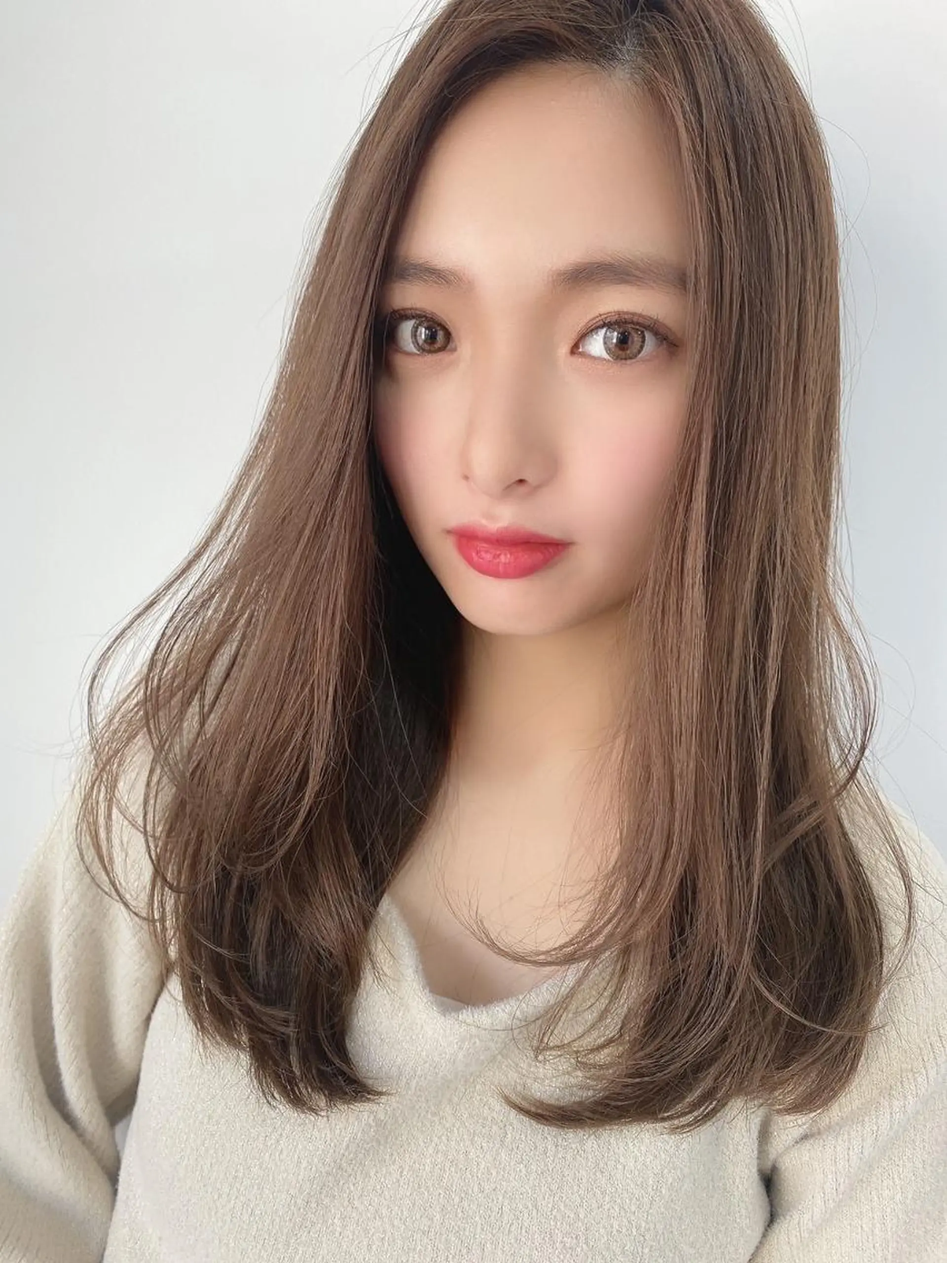 ロング カラー 透明感カラー イルミナカラー 似合わせカット 小顔カット トリートメント 梅田茶屋町 Yutaのヘアスタイル