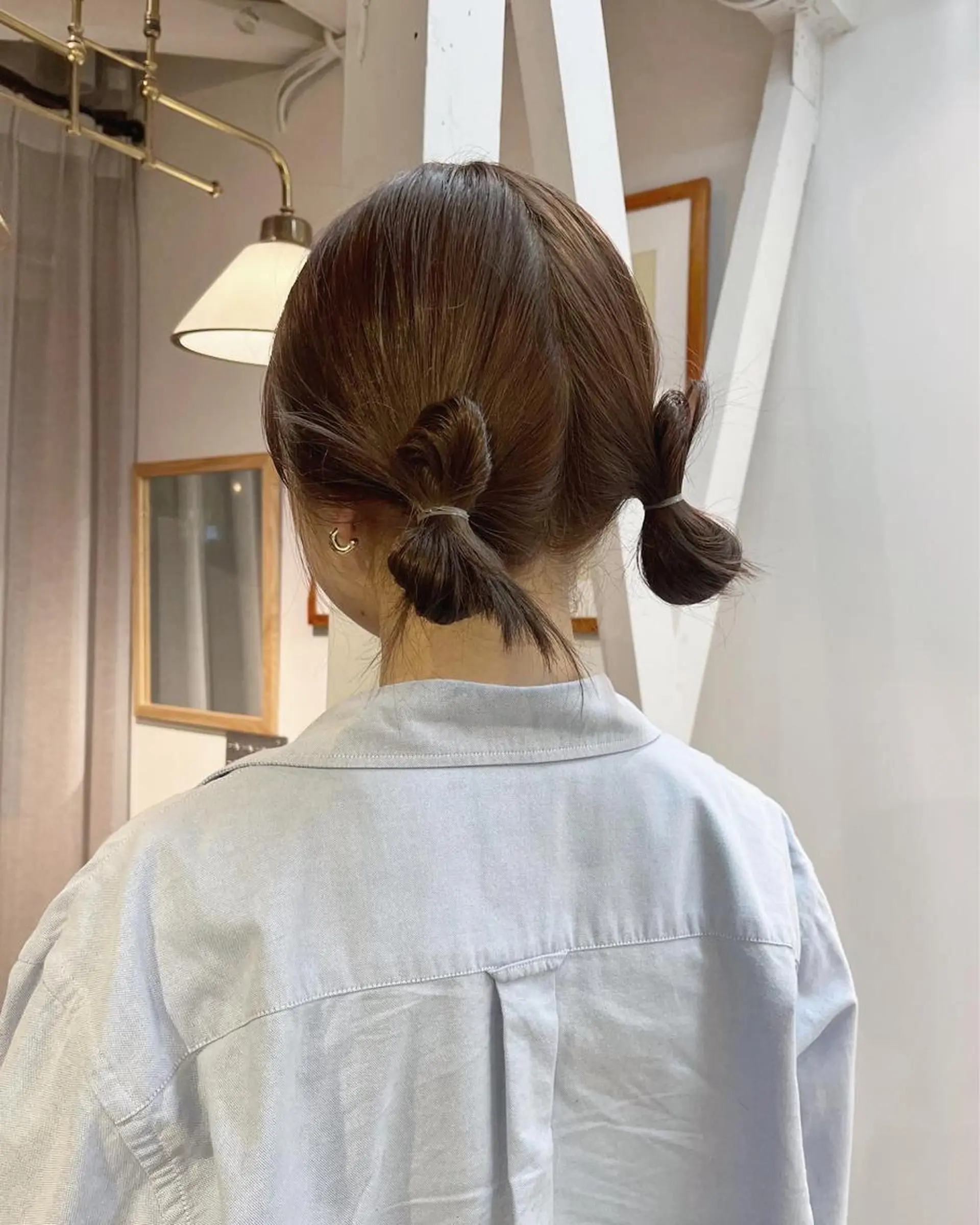 セミロング カラー ヘアアレンジ カット ヘアカラー トリートメント ボブ/色素薄めカラー RISAのヘアスタイル