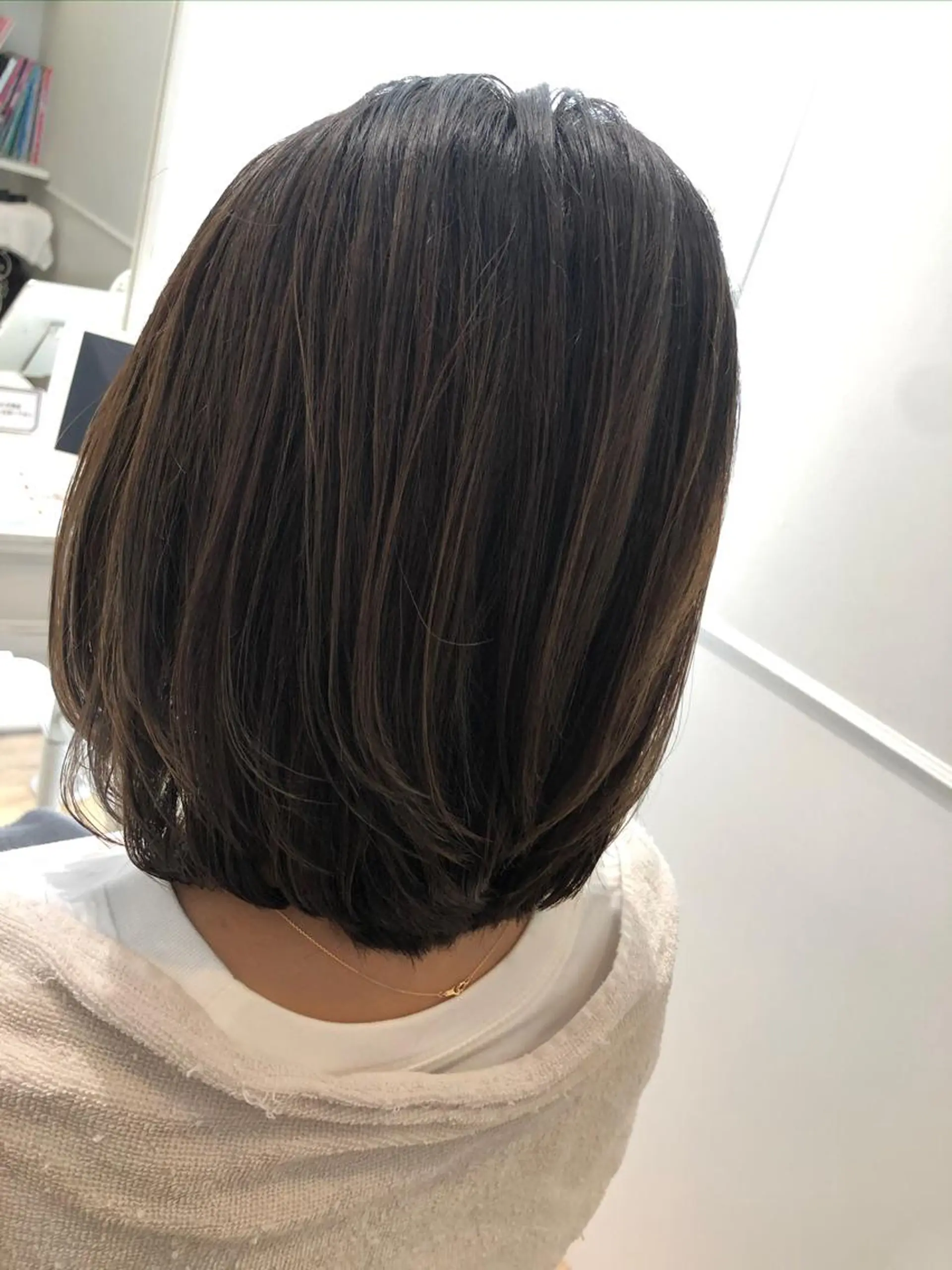 ミディアム -5歳大人ﾊｲﾗｲﾄ ✨津嘉山のヘアスタイル