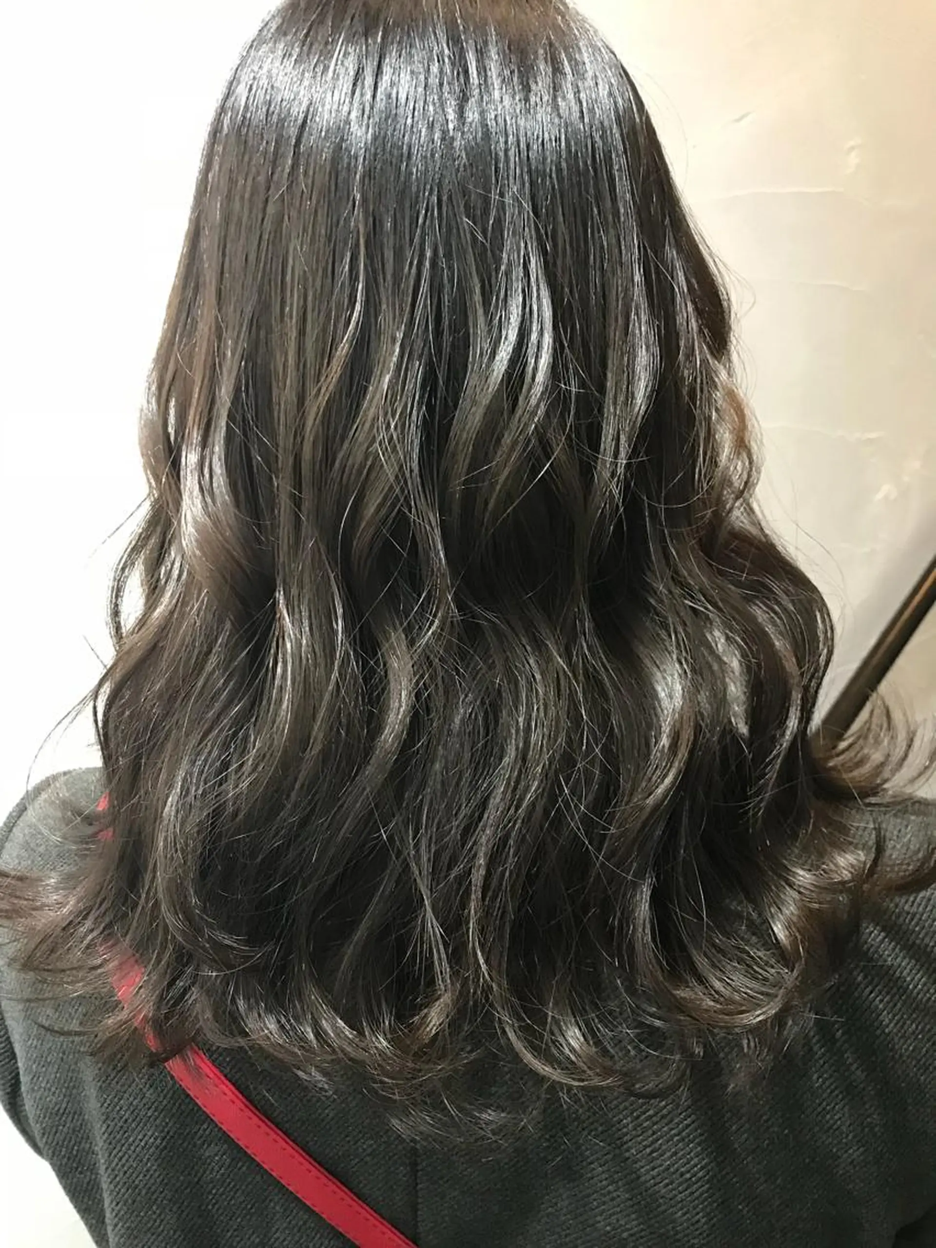 セミロング 外国人風カラー ヘアカラー トリートメント 山本 みきのヘアスタイル