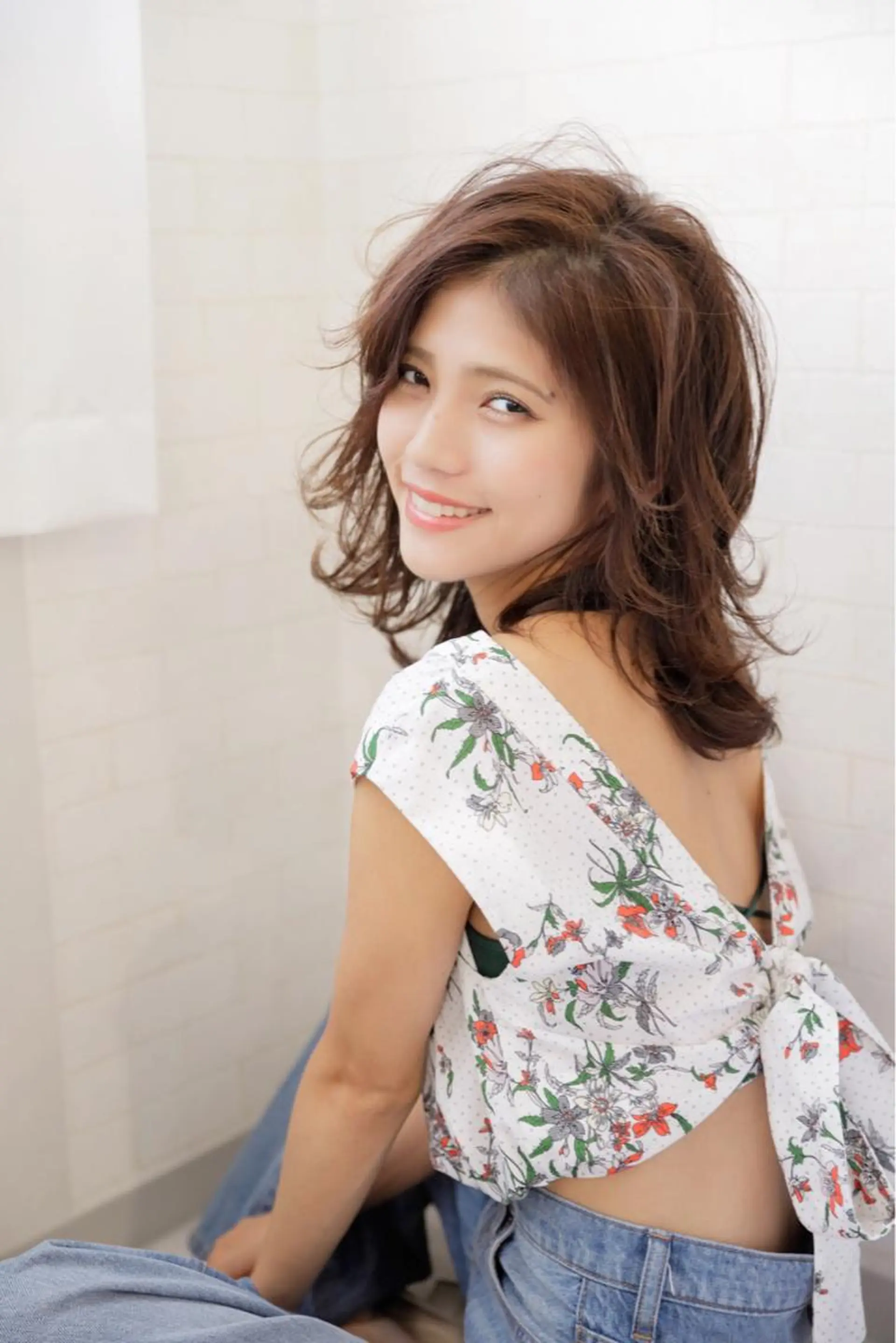 ミディアム 神野 雅樹のヘアスタイル