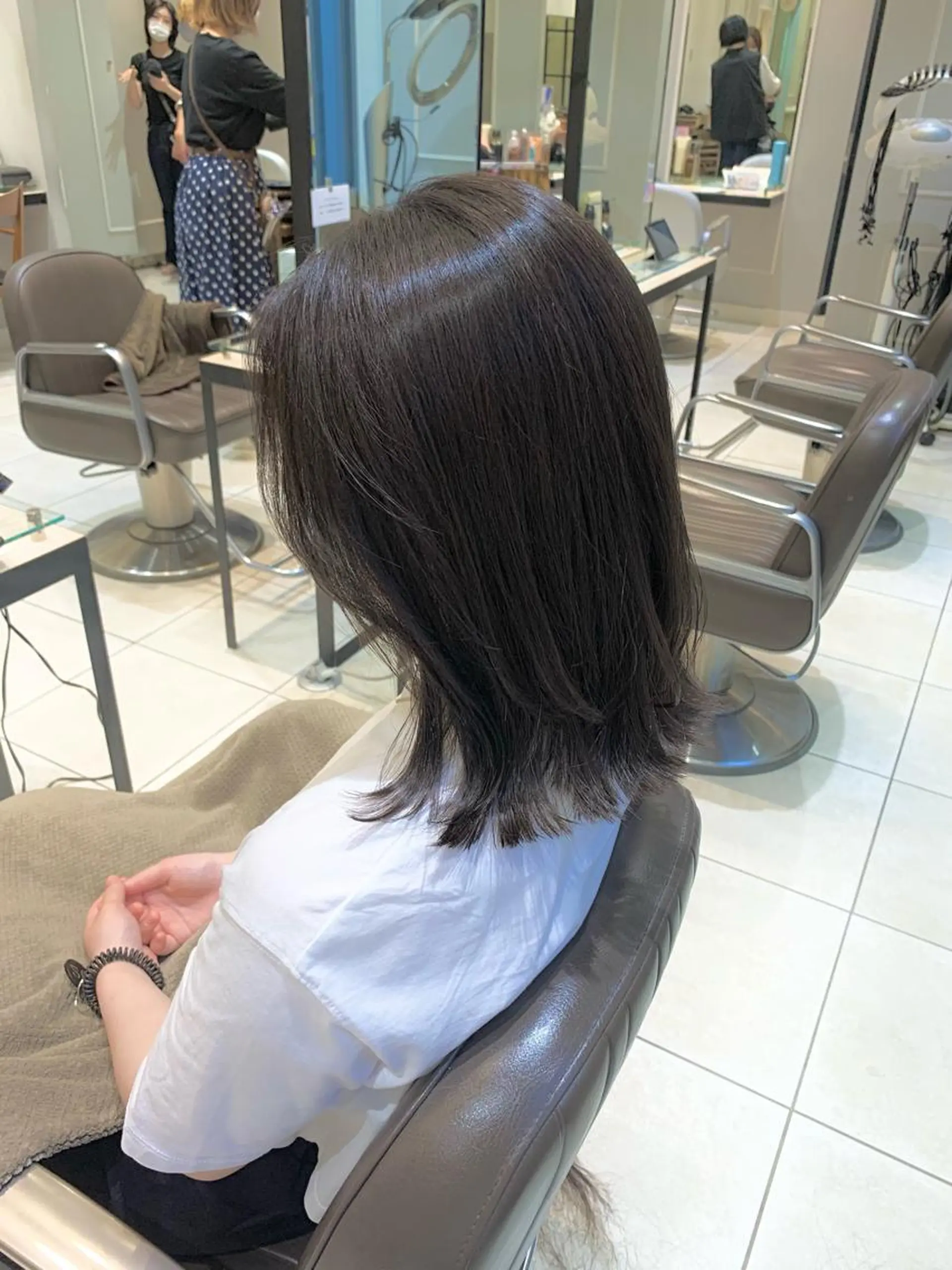 ミディアム カット トリートメント SALOWIN 銀座一丁目店所属・髪質改善/縮毛矯正 🎀小林 唯 🎀のヘアスタイル