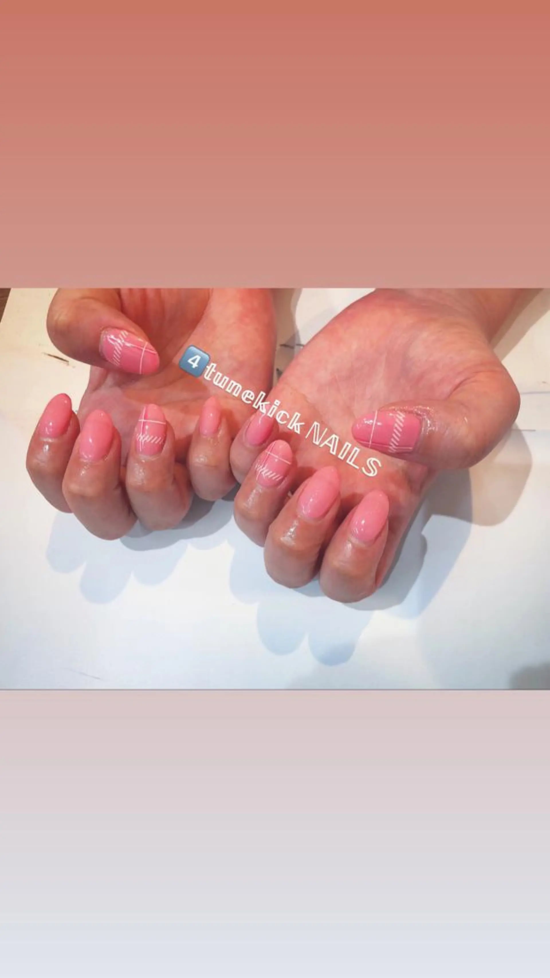 ネイル ピンク 4tunekick NAILS(フォーチュンキックネイルズ)所属・光森 淳子のネイルデザイン