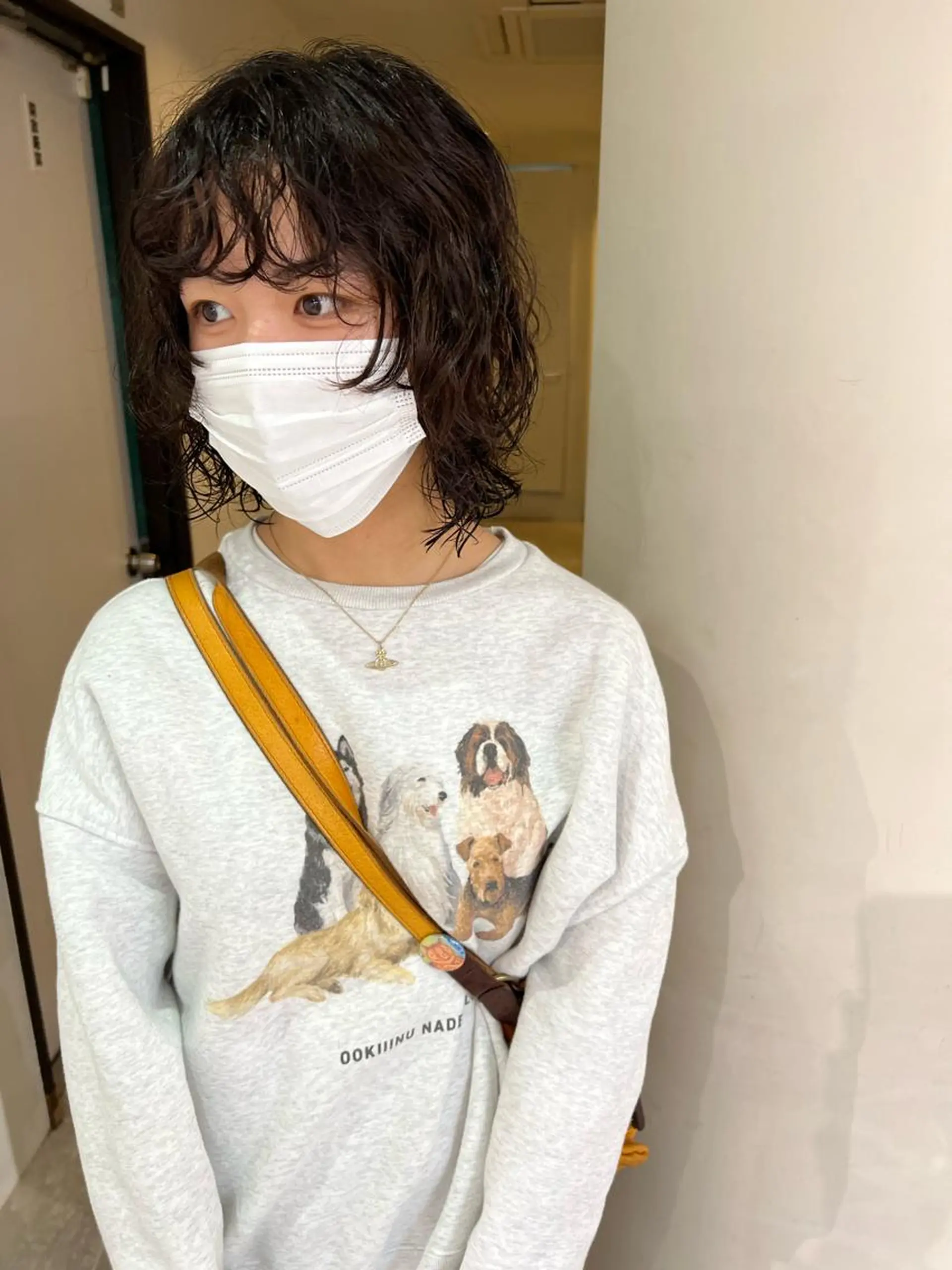 ミディアム パーマ カット パーマ MARU レイヤー/パーマのヘアスタイル