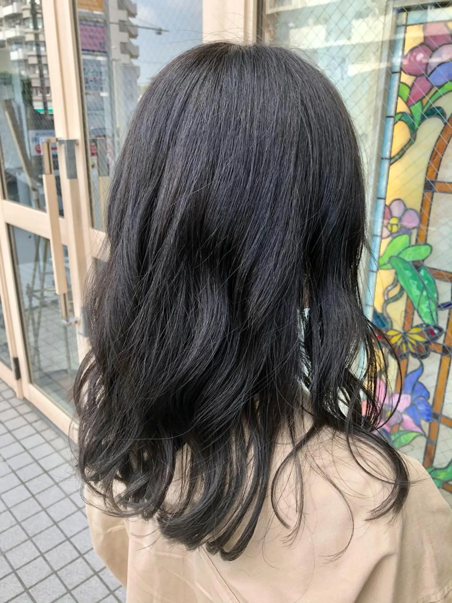 セミロング カラー 入学式 Carina所属・セン北徒歩５分 キシタクのヘアスタイル