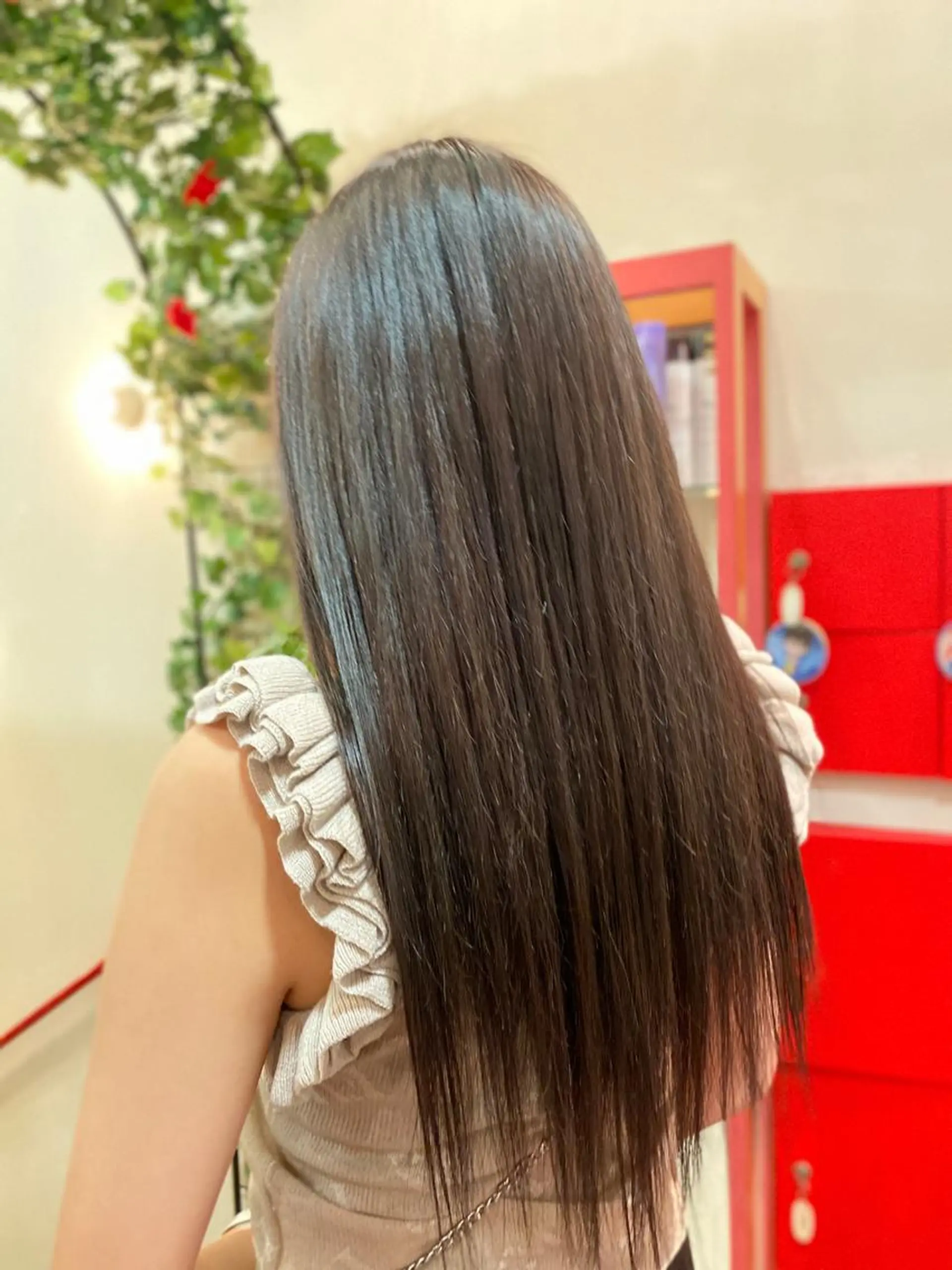 セミロング アッシュ アッシュブラウン ヘアカラー ゆぴ☾‪/推しカラー /ハイトーンのヘアスタイル