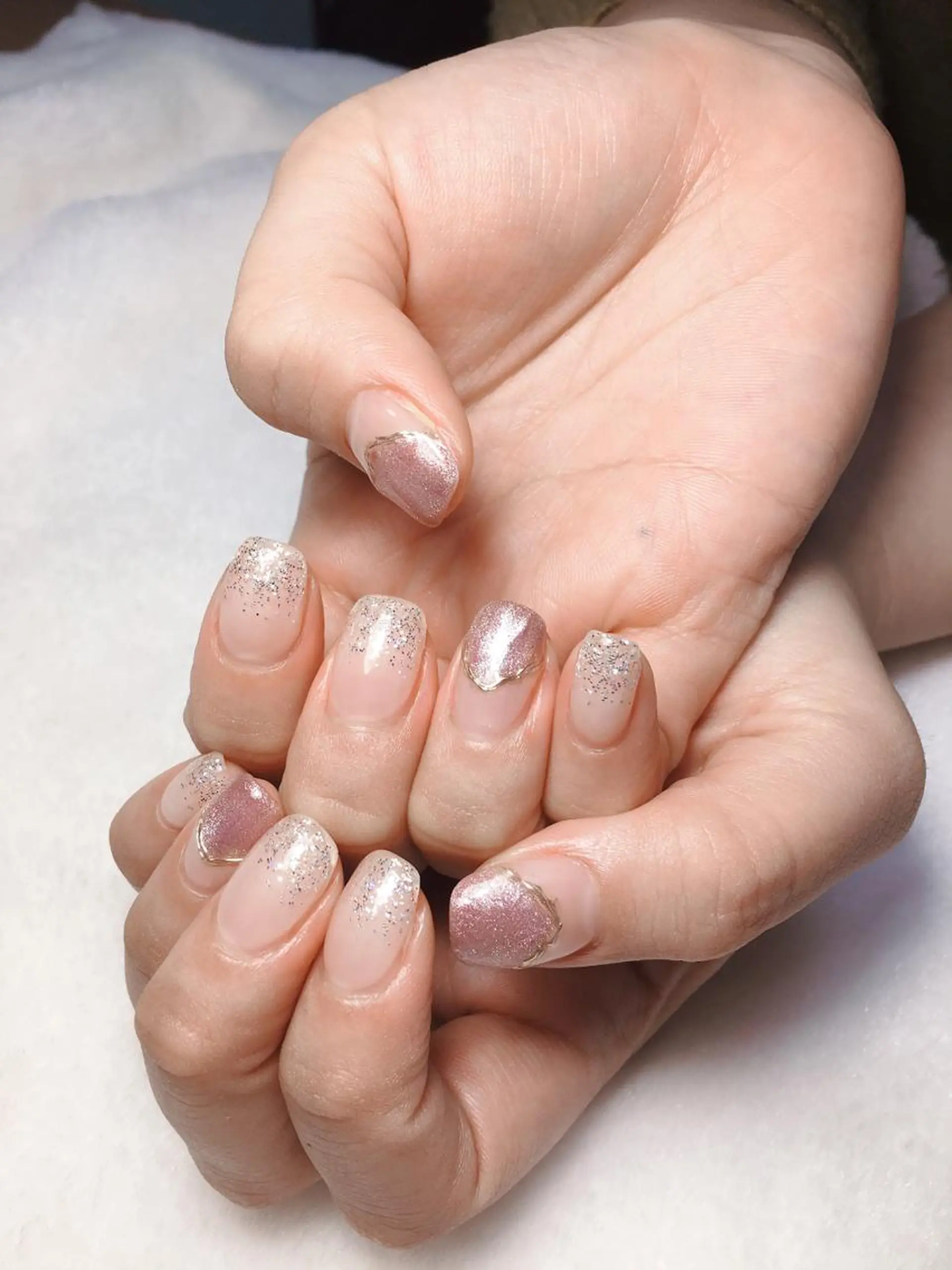 ネイル アートネイル フレンチネイル ミラーネイル ハンドネイル kipinail 川﨑えりかのネイルデザイン