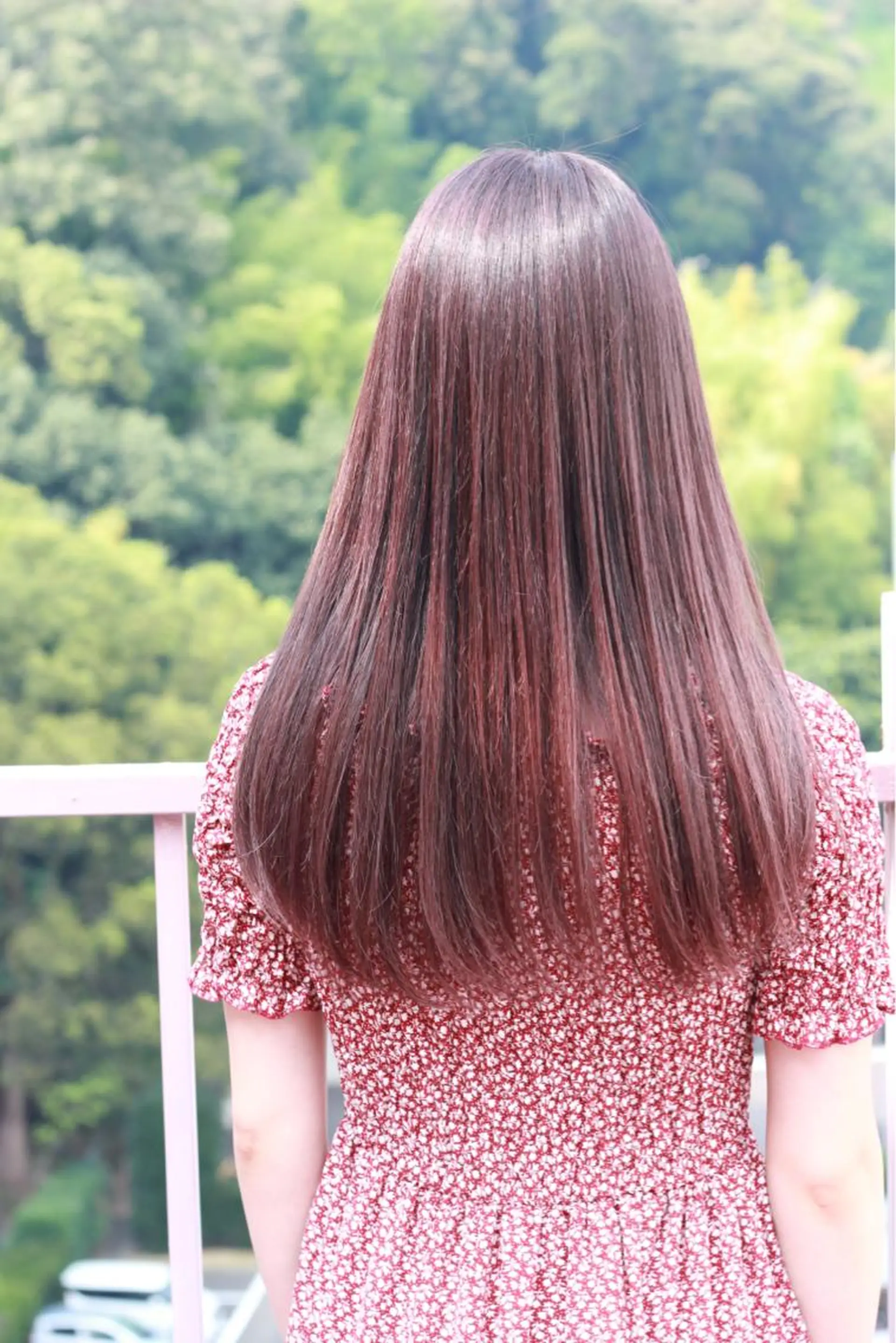 ロング カラー ベージュカラー ピンクカラー ピンクベージュ カット ヘアカラー Viage （ビアージュ）のヘアスタイル