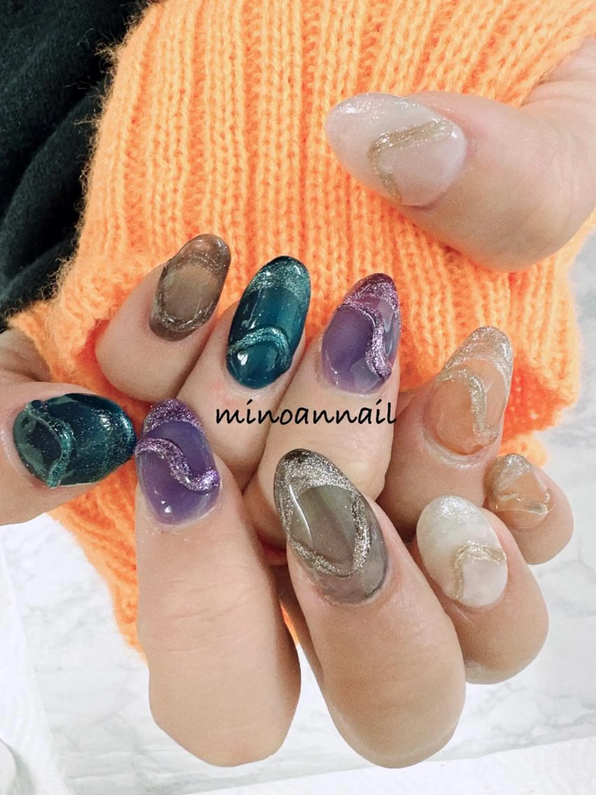 ネイル 美ノ庵ネイルサロン メトロポリタン前店のネイルデザイン