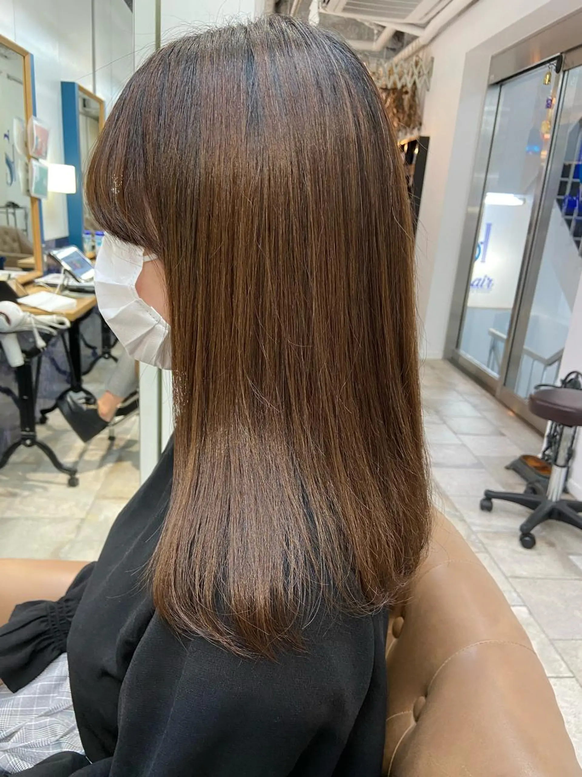 ロング 縮毛矯正 atelierJD所属・. mioのヘアスタイル