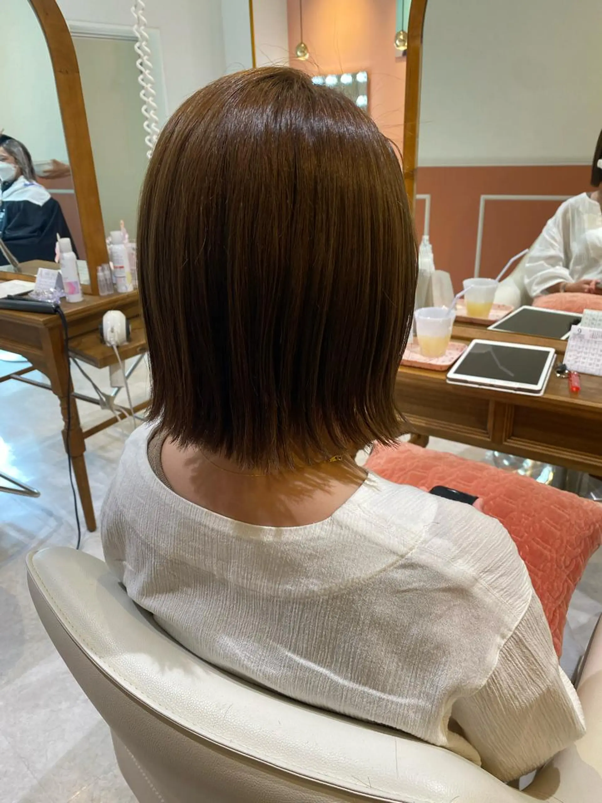 ショート カット トリートメント 梛木 唯のヘアスタイル