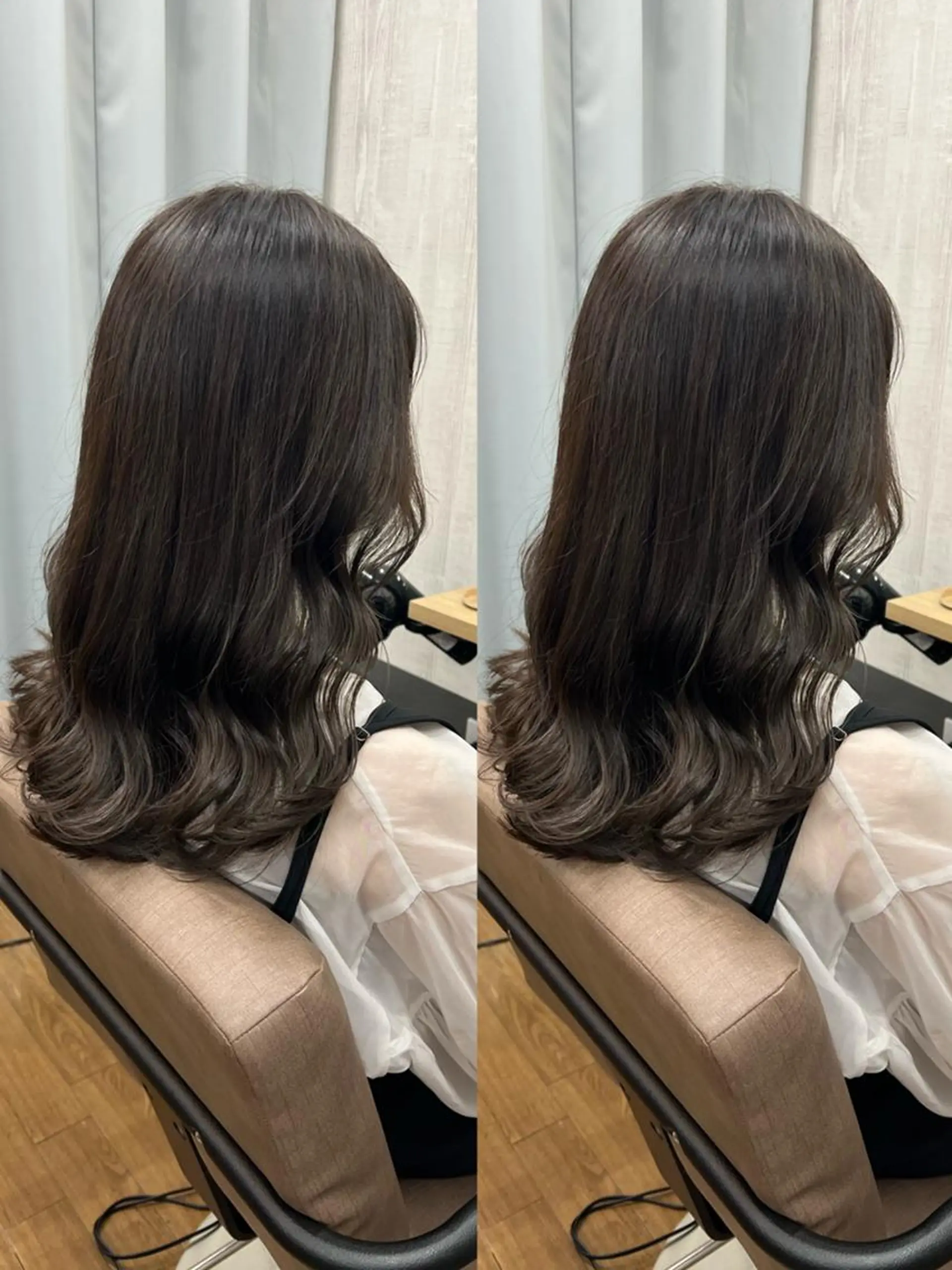 セミロング カラー TELA HAIRのヘアスタイル
