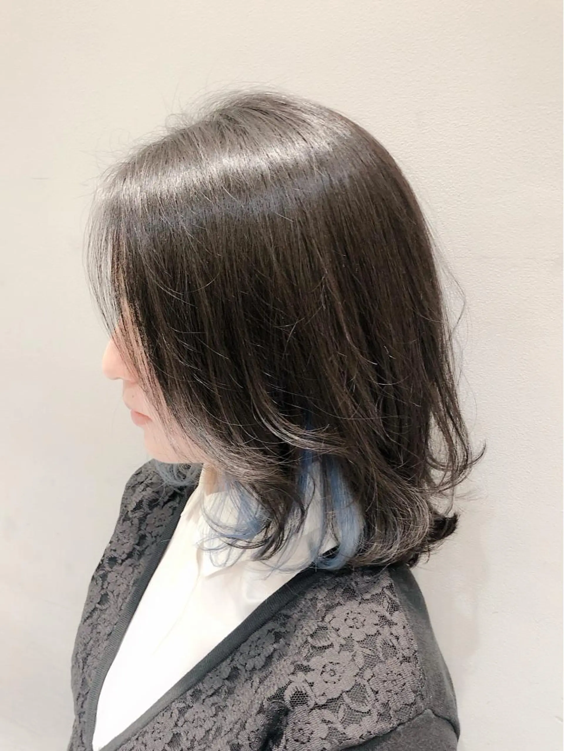 ミディアム 似合わせ艶髪カラー ❤️ハダユミのヘアスタイル