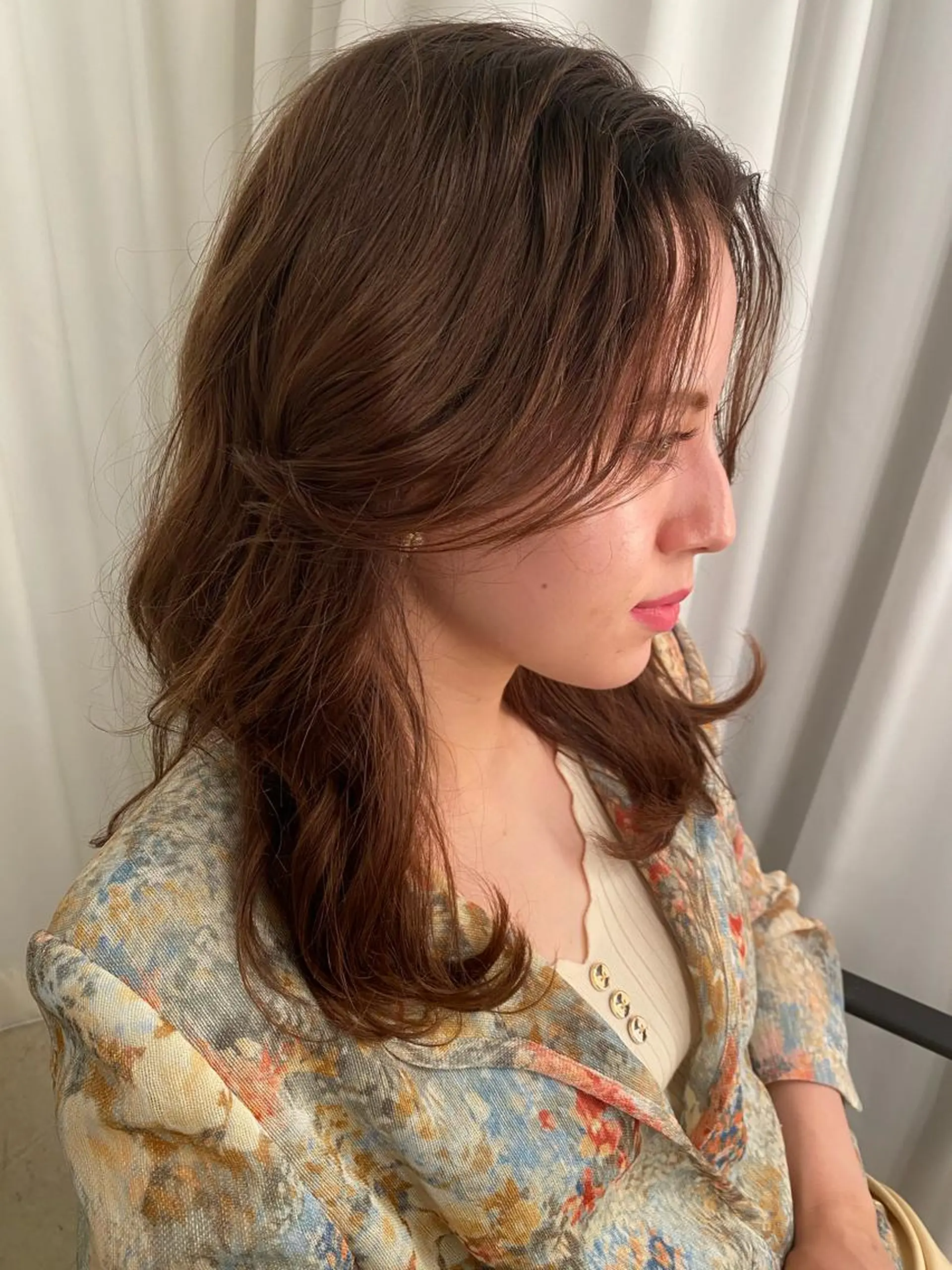 セミロング 🌿 Y U Iのヘアスタイル