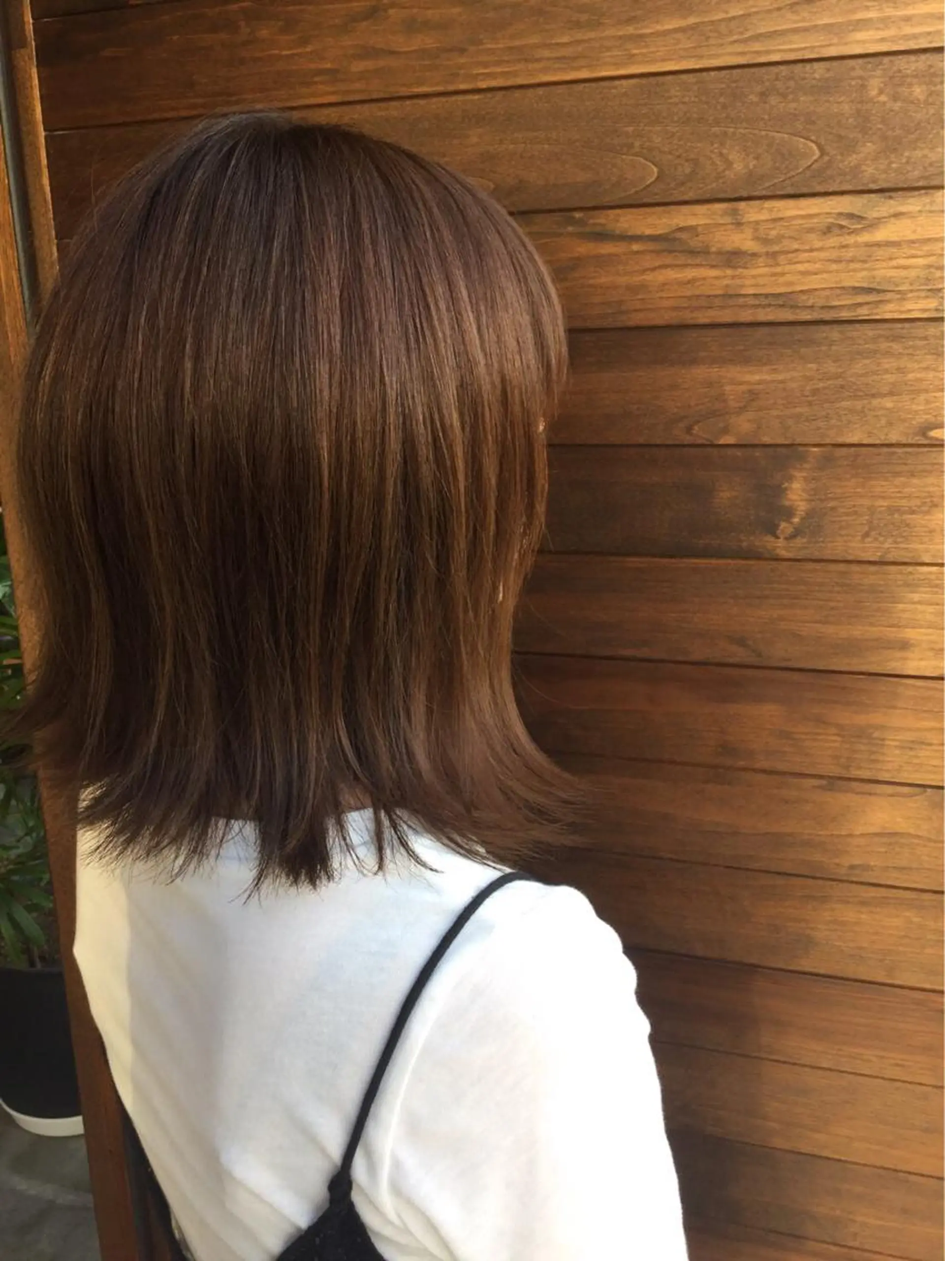 ミディアム カット ヘアカラー 大内 郁のヘアスタイル