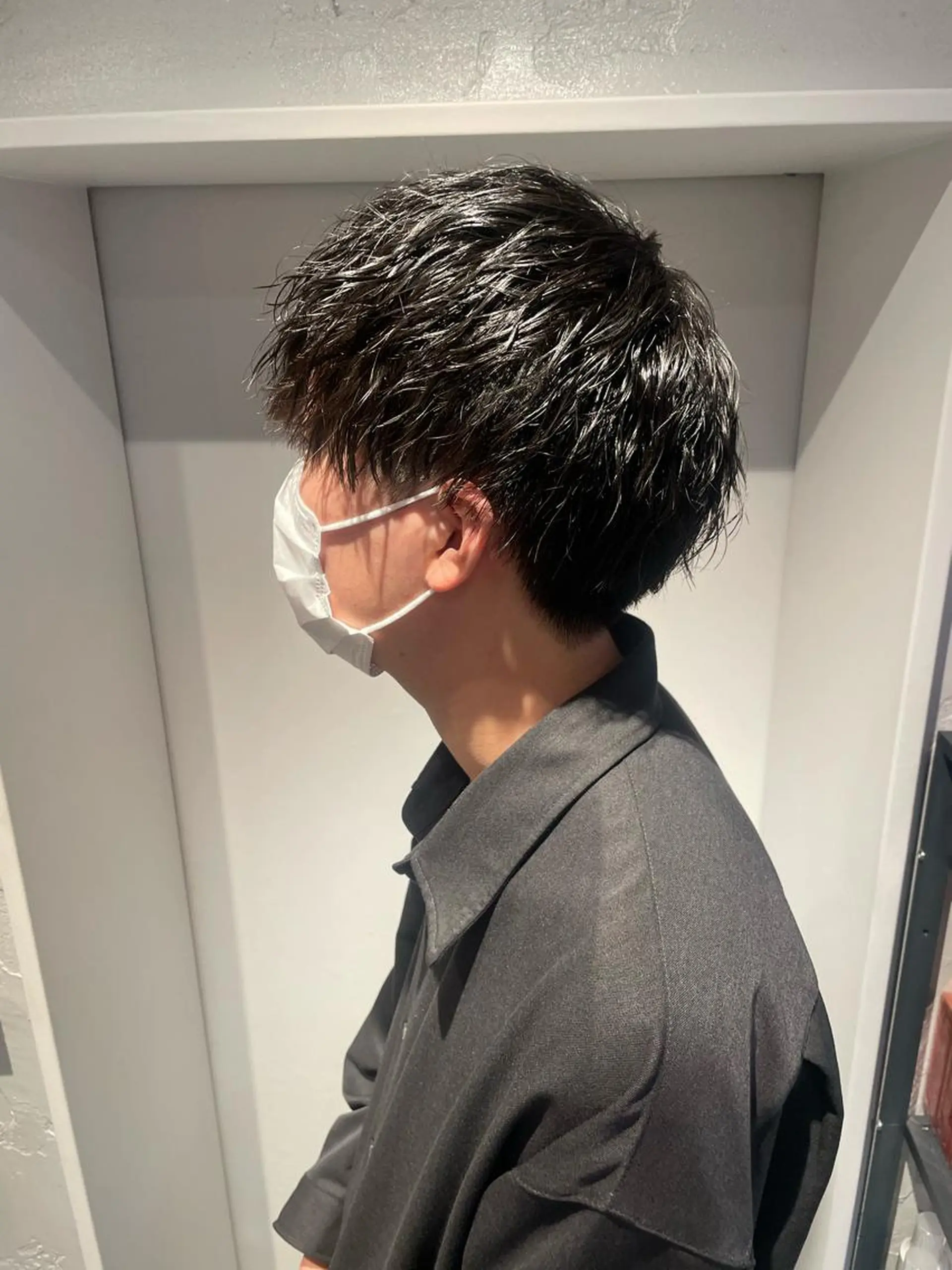 ショート パーマ メンズ 似合わせカット/ aoiのヘアスタイル