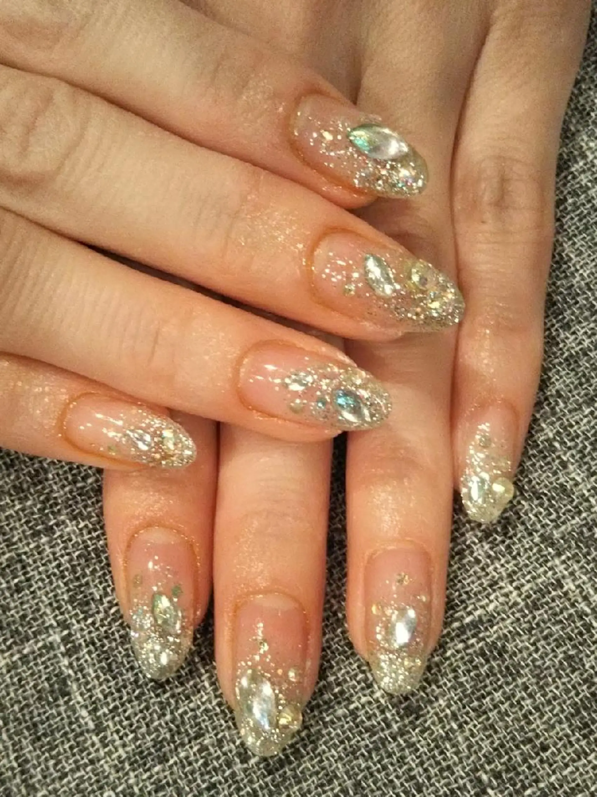 ネイル キラキラネイル ハンドネイル private salon mieのネイルデザイン