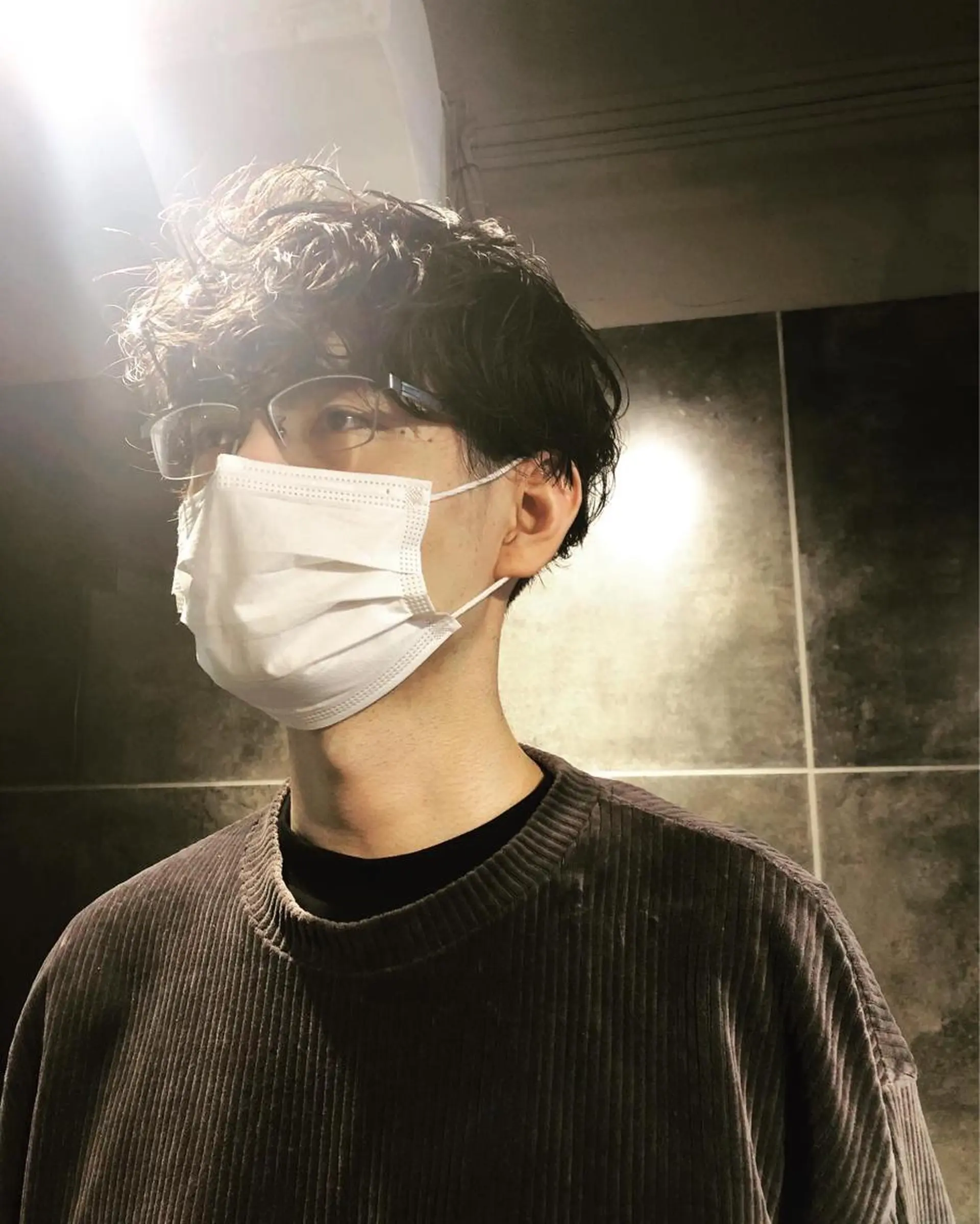 パーマ ヘアアレンジ メンズ カット パーマ トリートメント ヘアセット ainico+所属・メンズ特化✂️栗原 侑也のヘアスタイル