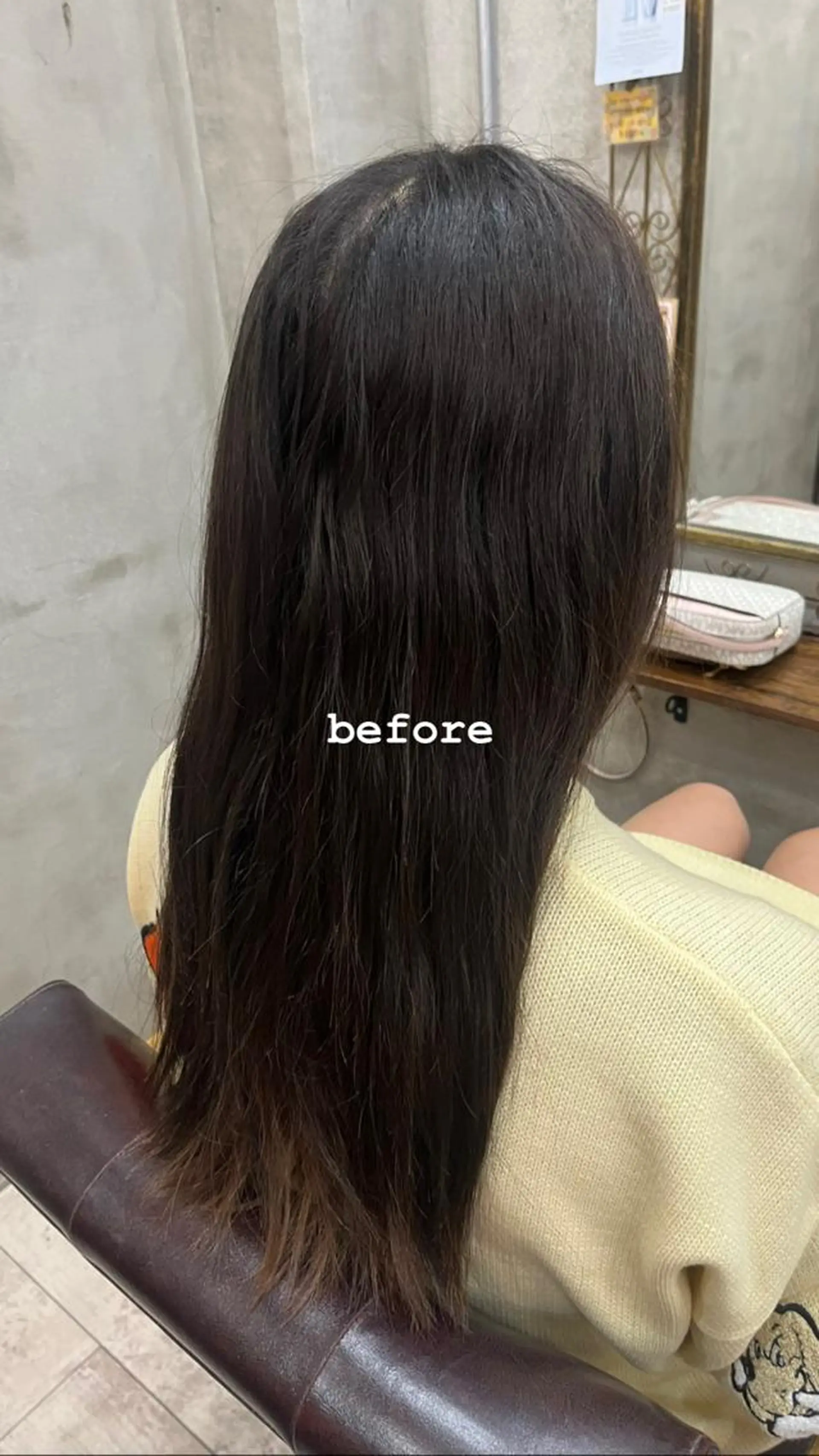 ロング カラー 艶髪/ハイトーン/ ヘアセット/モエノのヘアスタイル