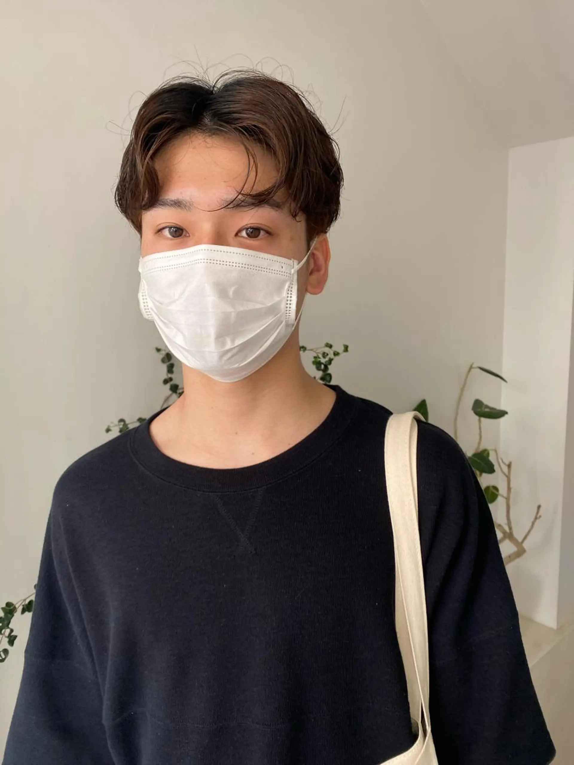 メンズ 顔周りカット/透明感 カラー✂️MEIのヘアスタイル