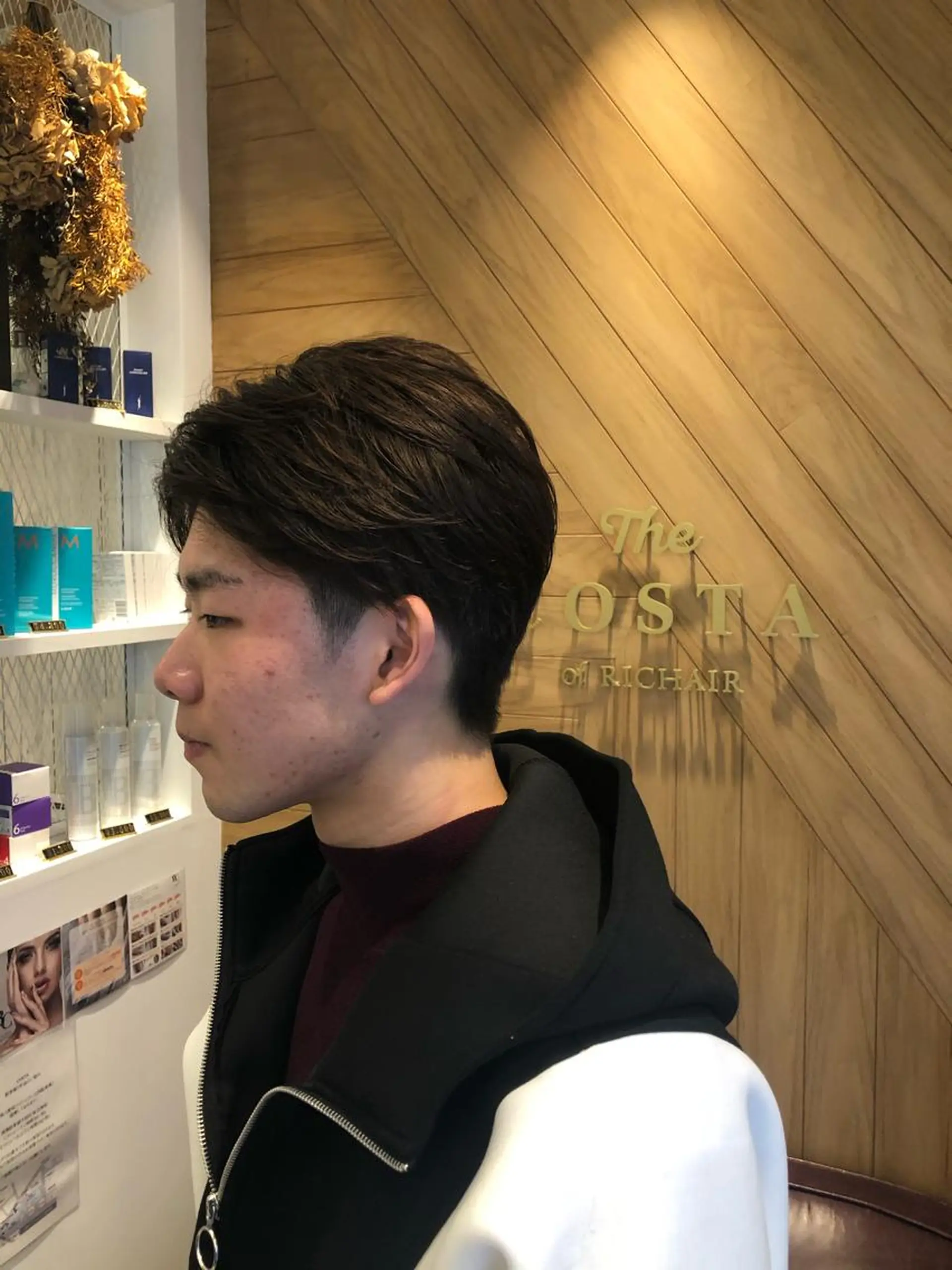 ショート メンズ 鈴村 大介のヘアスタイル