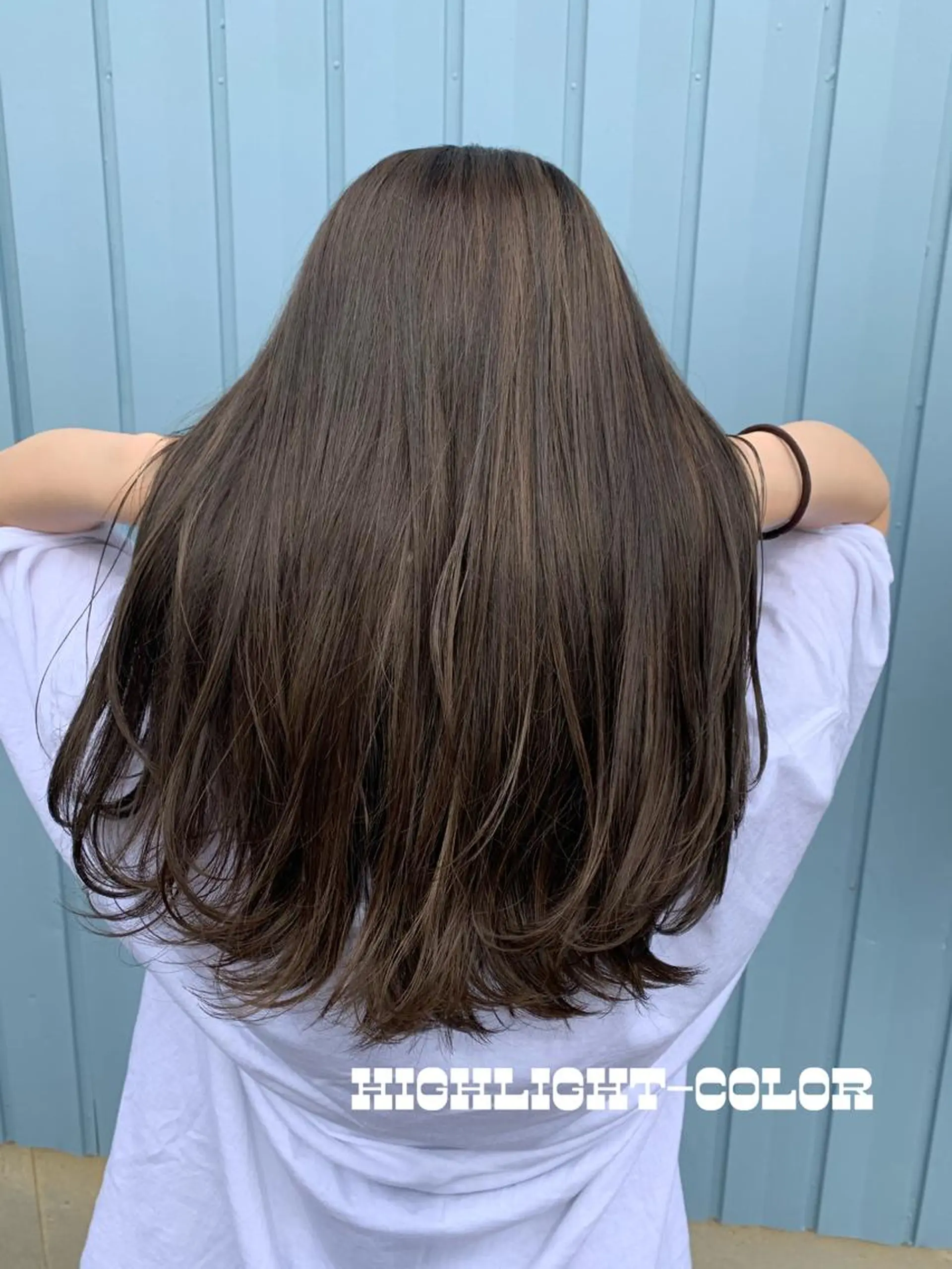 ロング ヘアカラー トリートメント HAIR  SALONgenie (ヘアーサロンジーニー)所属・嶋崎 啓人のヘアスタイル