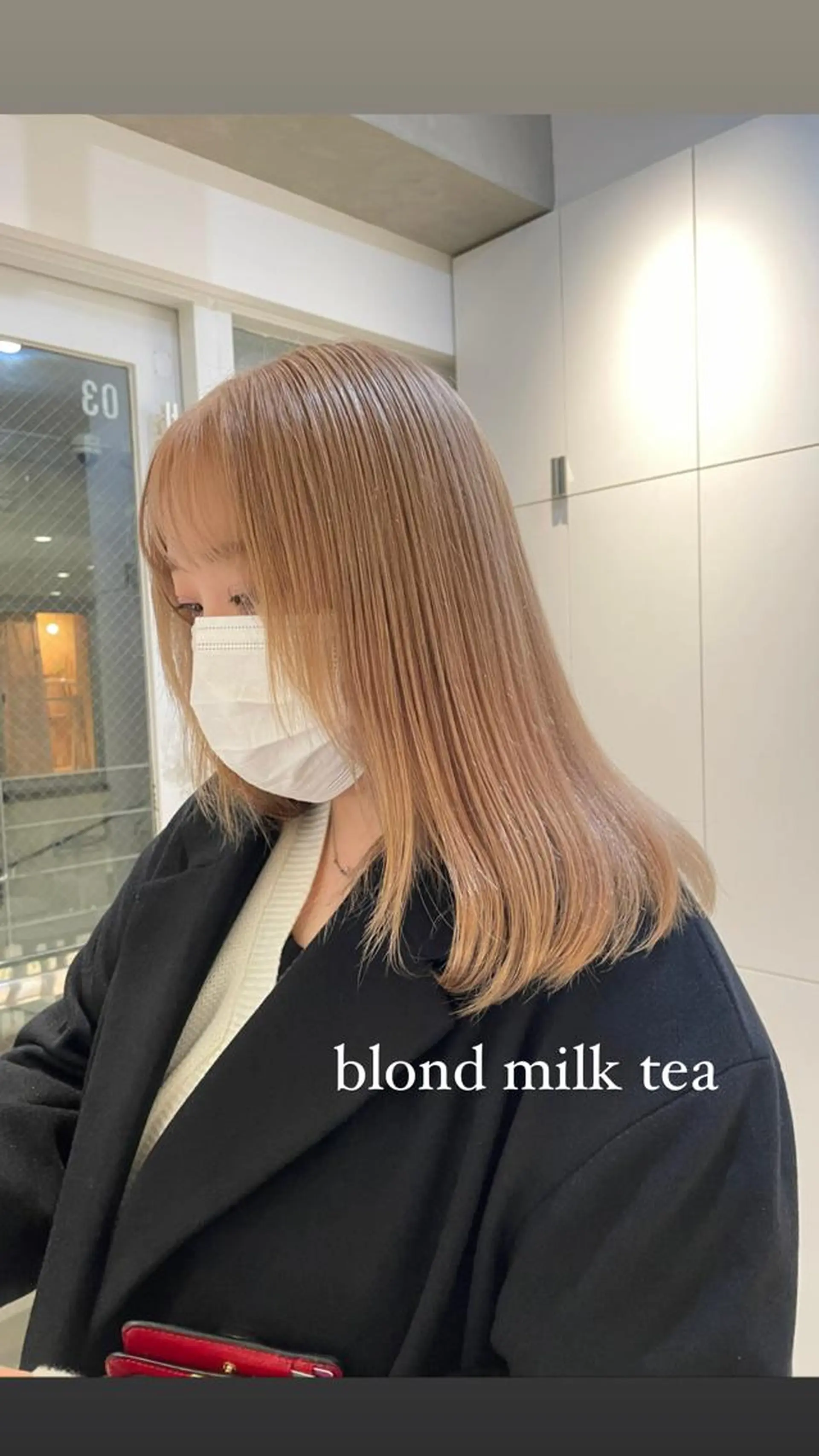 ミディアム カラー ヘアアレンジ ブリーチ ヘアカラー トリートメント ヘアセット topstylist 🖤川辺晴加🖤のヘアスタイル