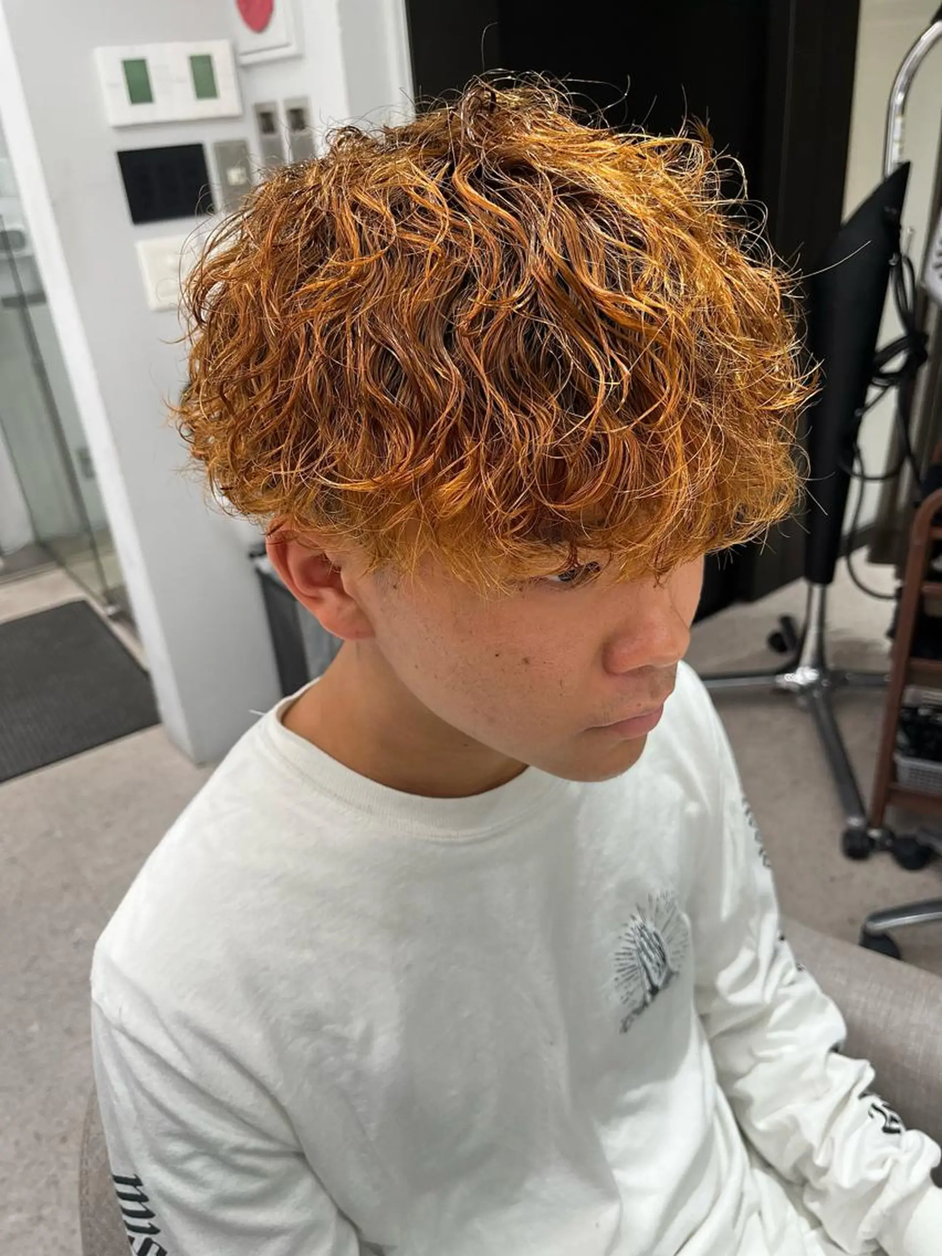 パーマ メンズ カット パーマ 🍐シャドウパーマ メンズ特化/守岡🍐のヘアスタイル