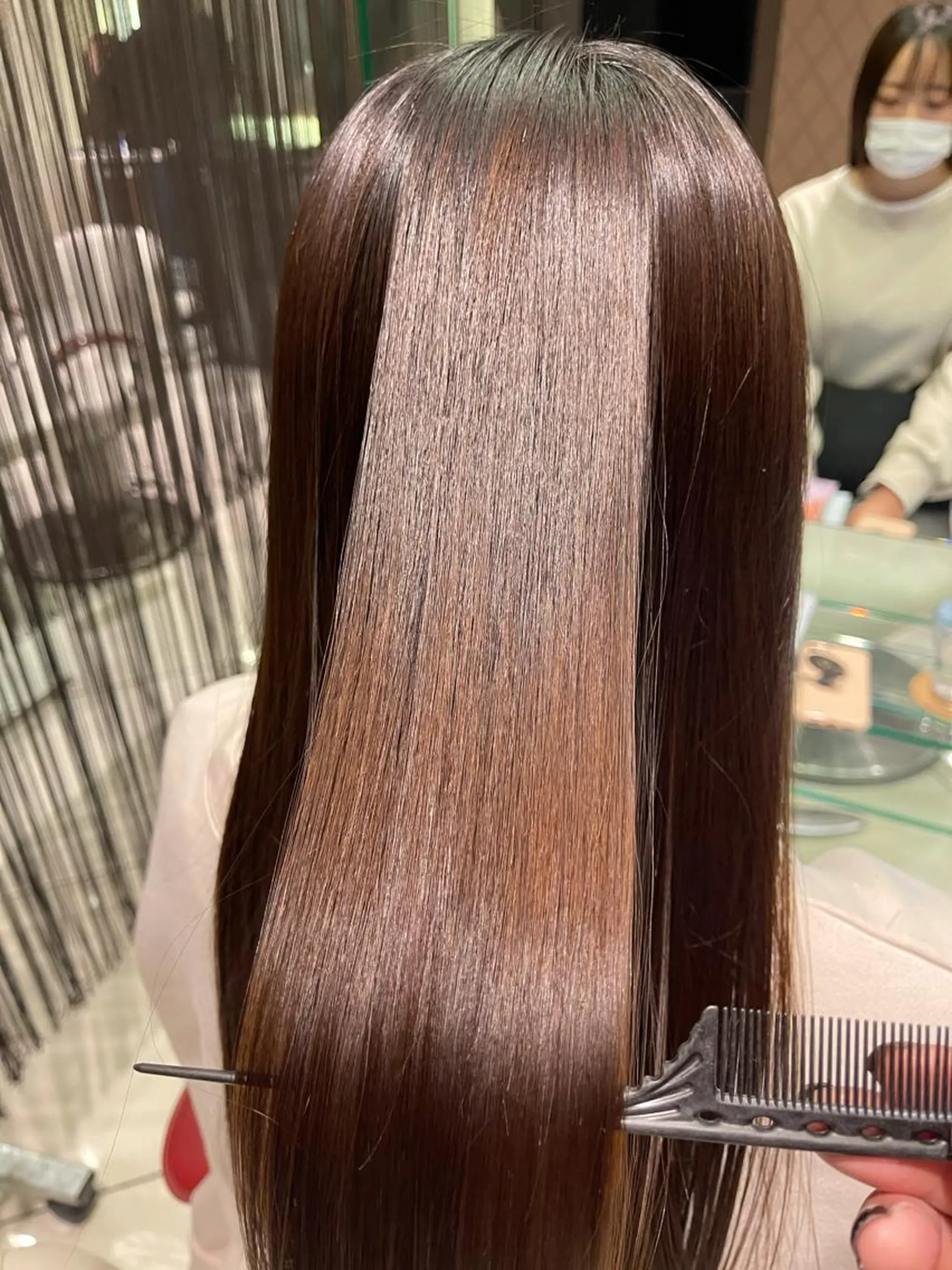 セミロング 縮毛矯正 縮毛矯正 トリートメント 圧倒的美髪ストレート ツダケイタロウのヘアスタイル