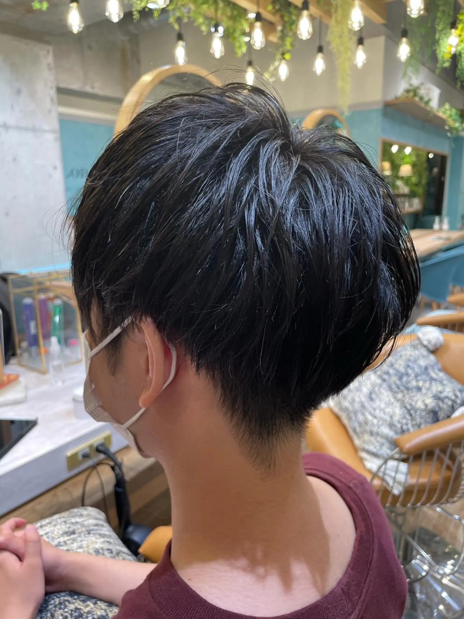 メンズ 縮毛矯正　髪質改善 韓国風レイヤー　吉田のヘアスタイル