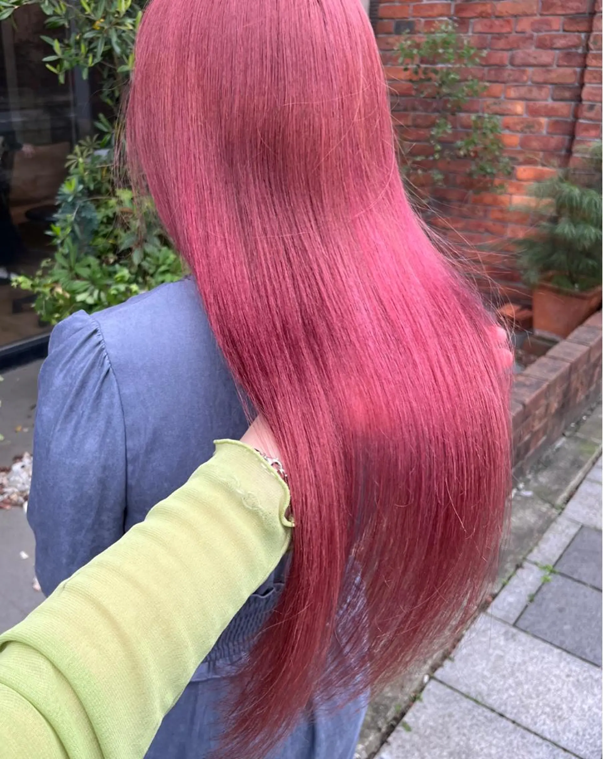 ロング カラー ピンクカラー ヘアカラー SHIAN 八王子👼鬼塚さやかのヘアスタイル