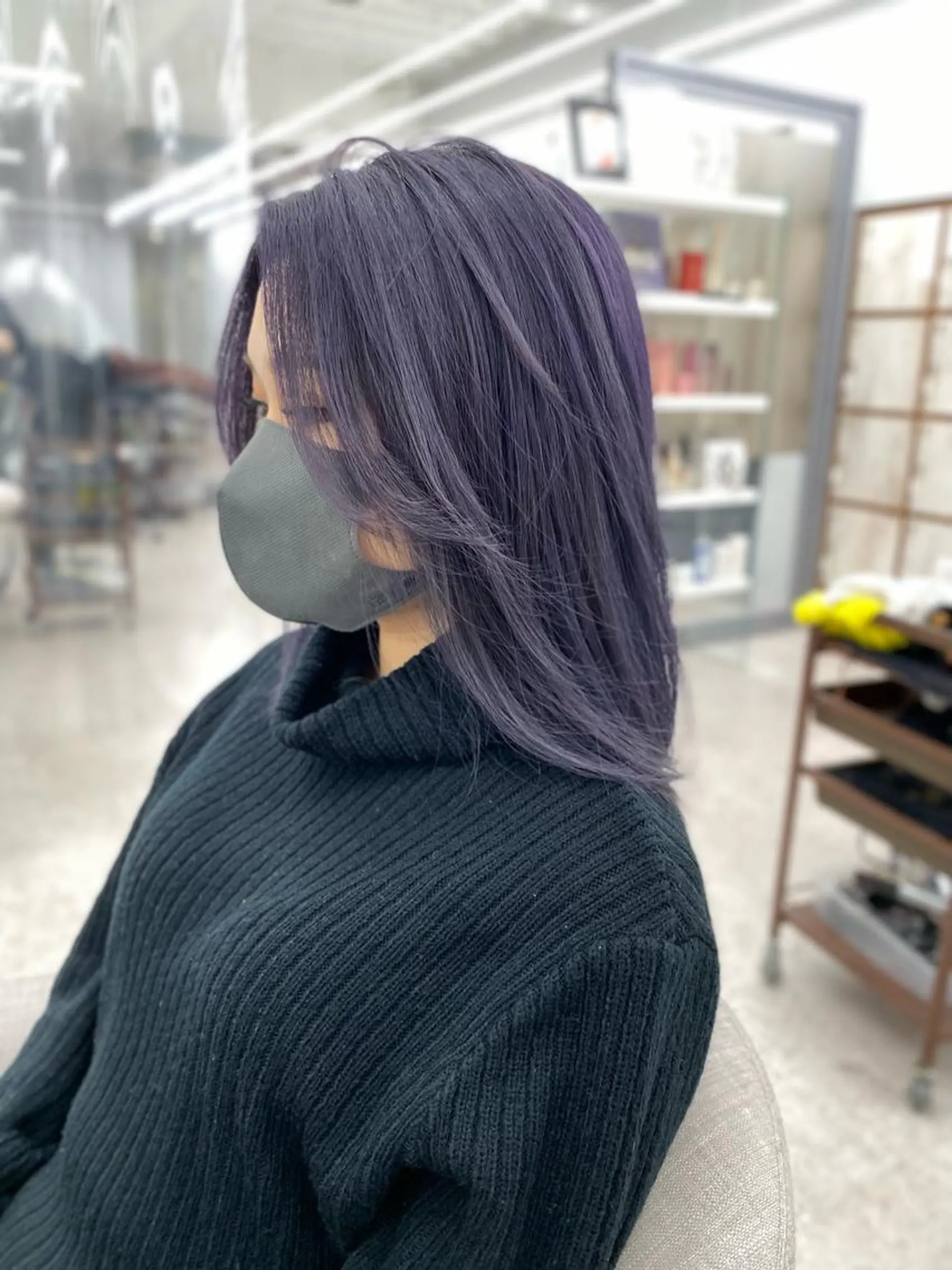 カラー 京都レイヤーカット/ 縮毛矯正/羽柴りくのヘアスタイル