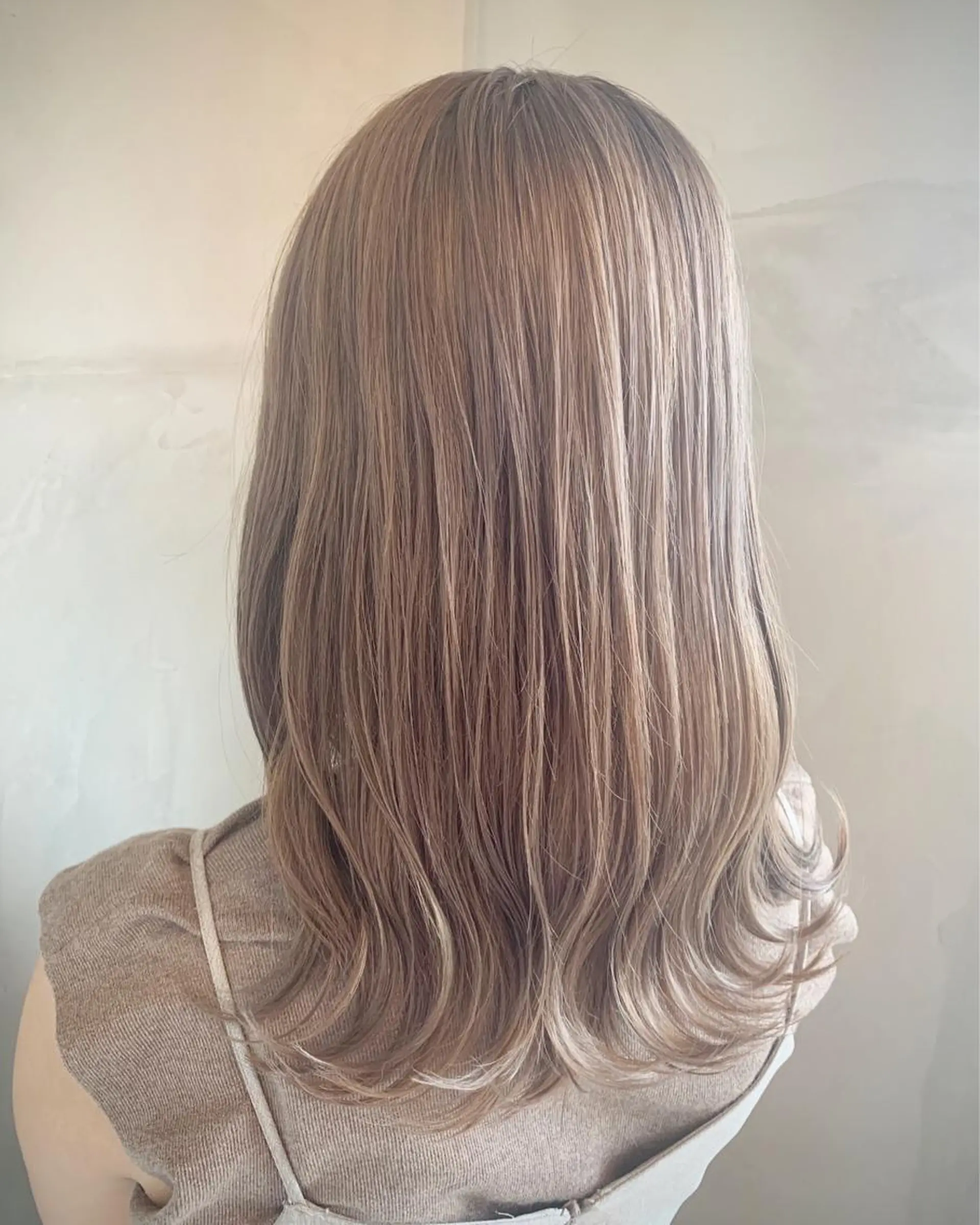 セミロング ヘアカラー トリートメント 河野 圭三のヘアスタイル