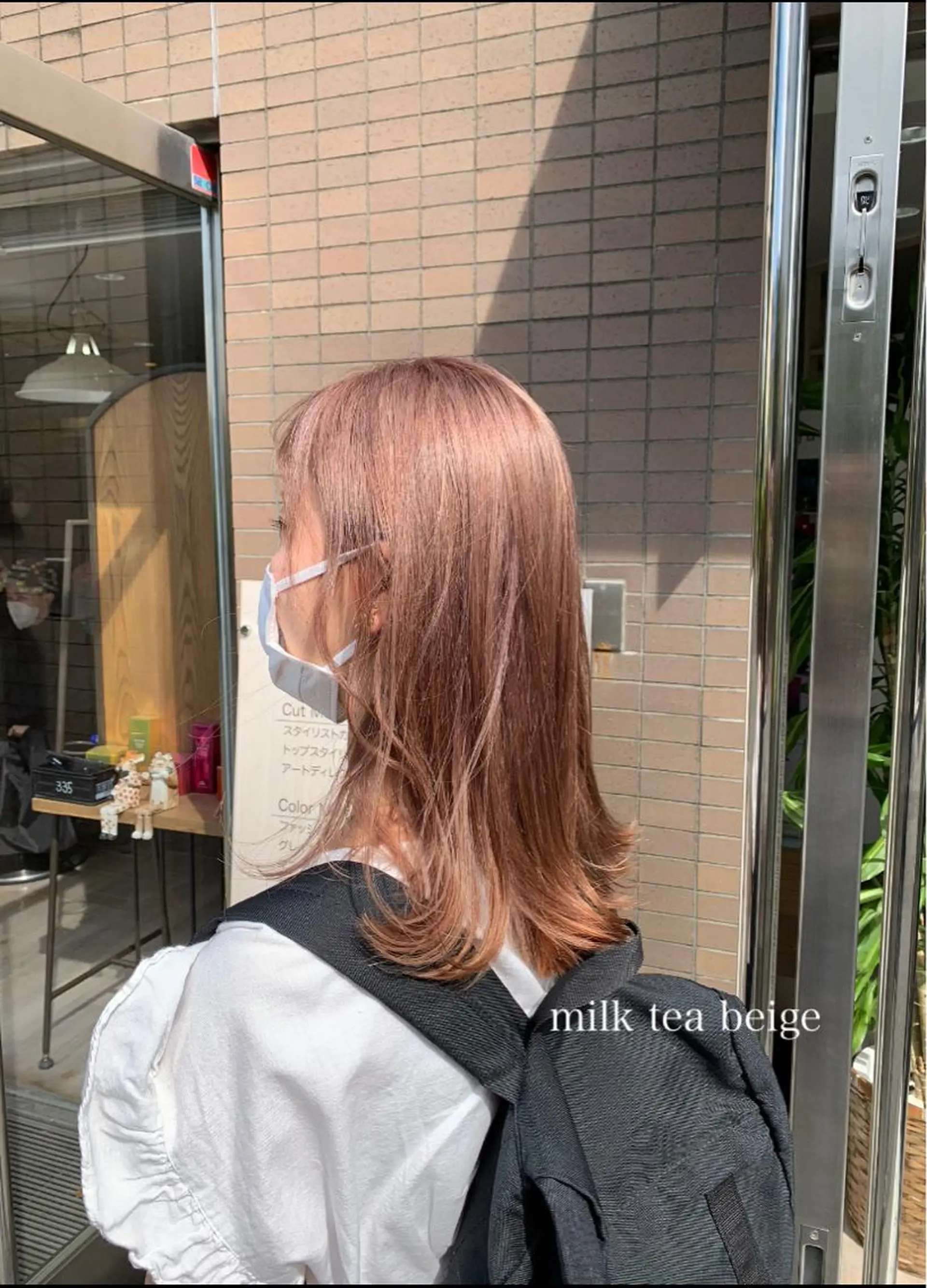 ロング メンズバレイヤージュ 斉藤春のヘアスタイル