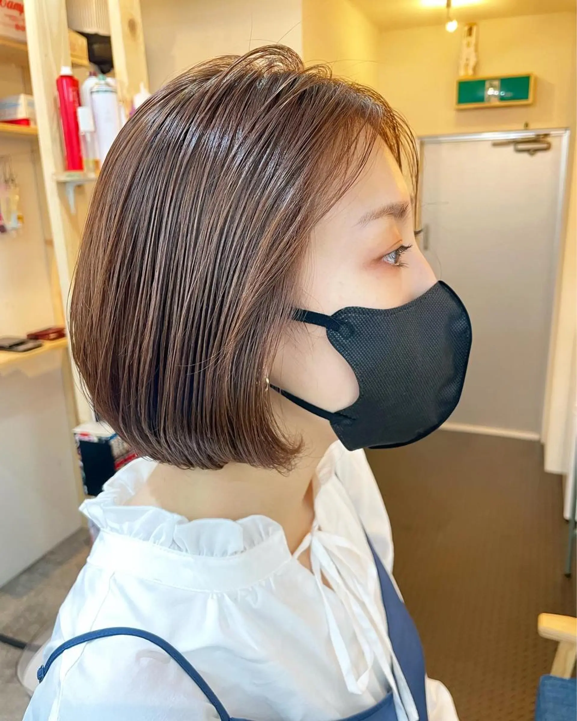 ショート カラー キッズ カット ヘアカラー トリートメント SUN GLOW  サングロウ所属・水素トリートメント／ 髪質改善/ナカノメのヘアスタイル