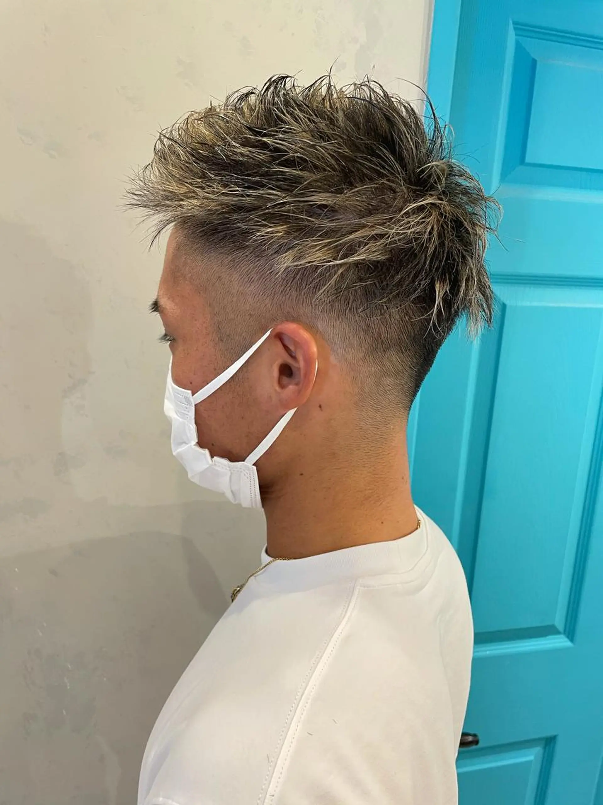 ショート カラー メンズ cond.hair salon所属・topstylist ユヒャンのヘアスタイル