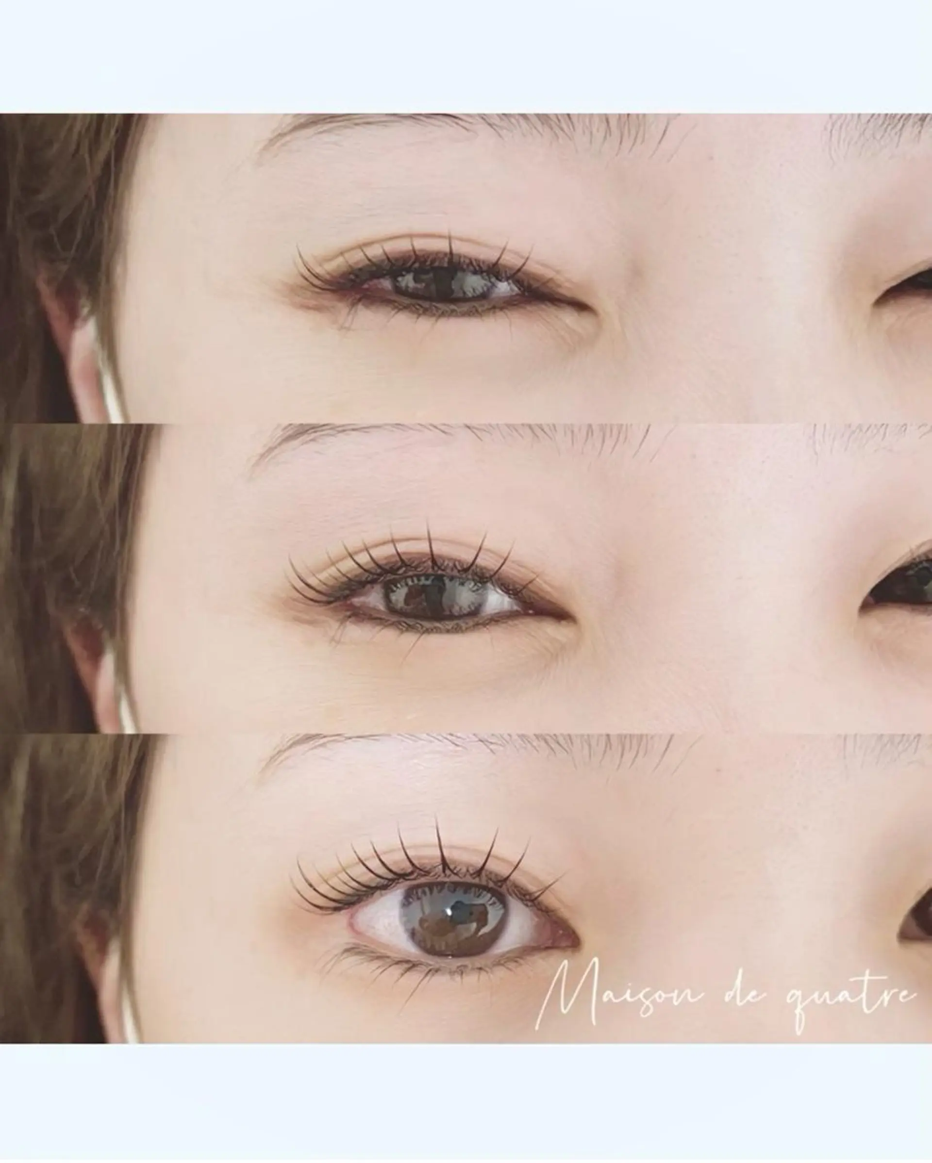 マツエク・マツパ ブラウンラッシュ カラーマツエク フラットラッシュ まつげパーマ ボリュームラッシュ Maison de quatreのマツエク・マツパデザイン