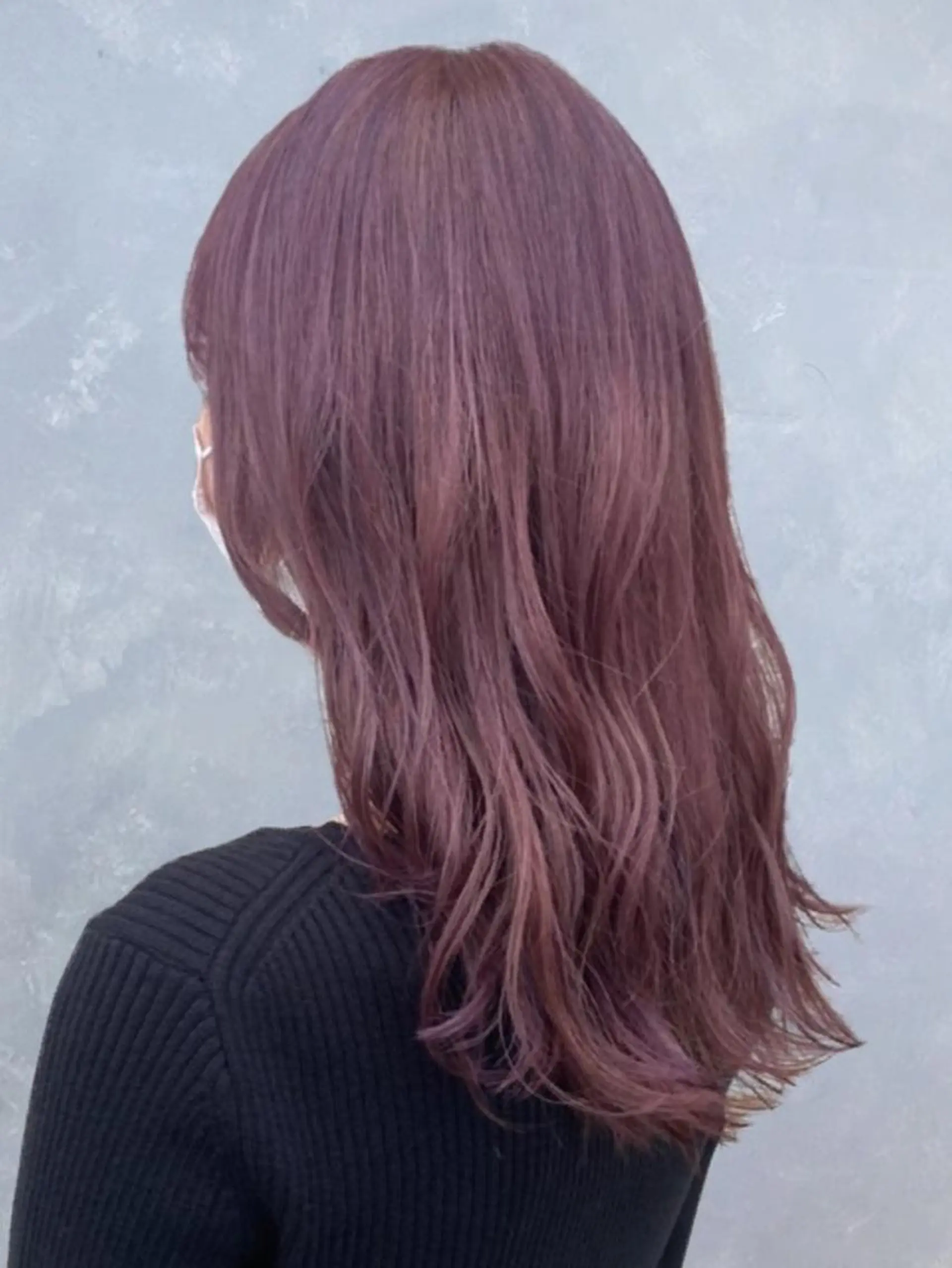 セミロング カット ヘアカラー momoca/松本/ 暖色カラー/ボブのヘアスタイル