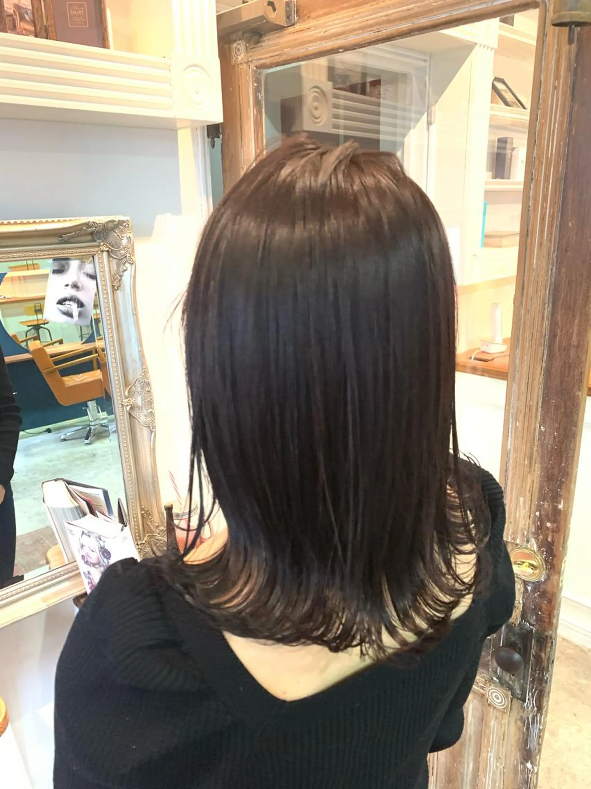 ミディアム ヘアカラー トリートメント ヘッドスパ ヘアセット 大宮/山口 竣也のヘアスタイル